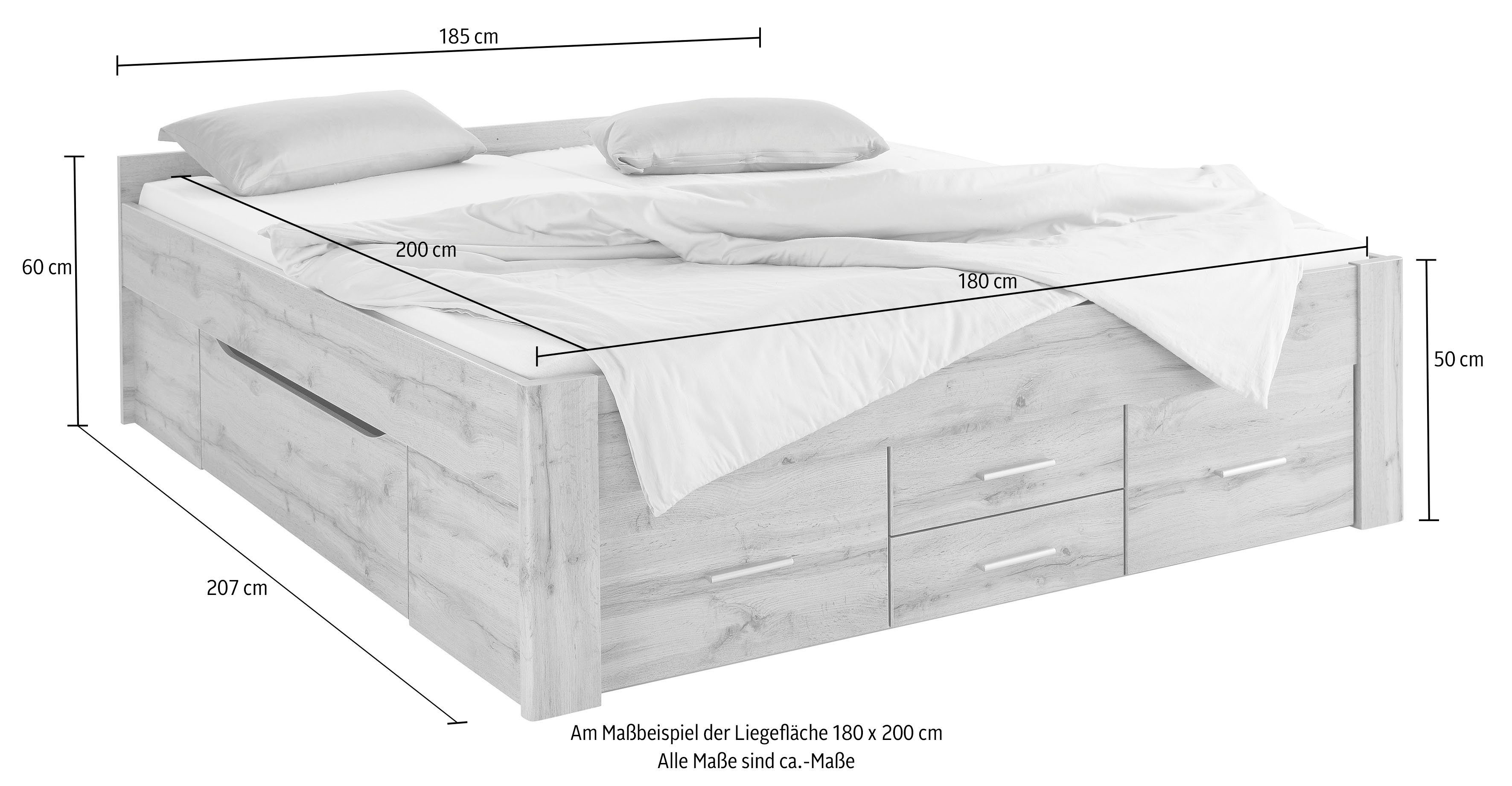 rauch Bed Scala met lades in 3 varianten
