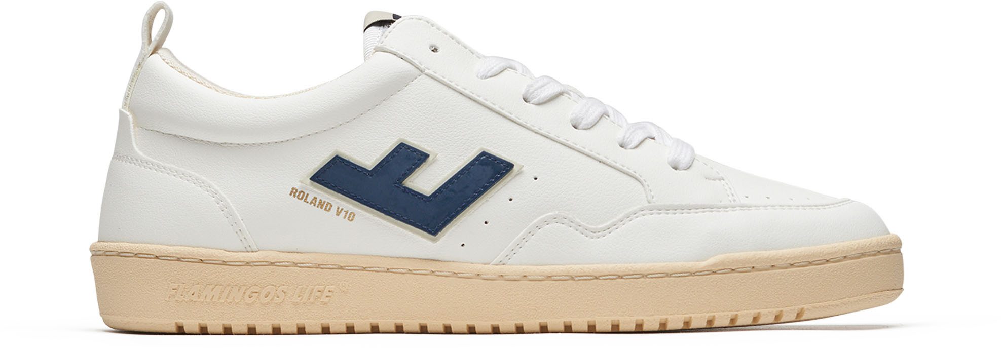 MUSTANG Sneakers ROLAND V.10 vegan sneaker, bovenmateriaal van 70% maïsresten