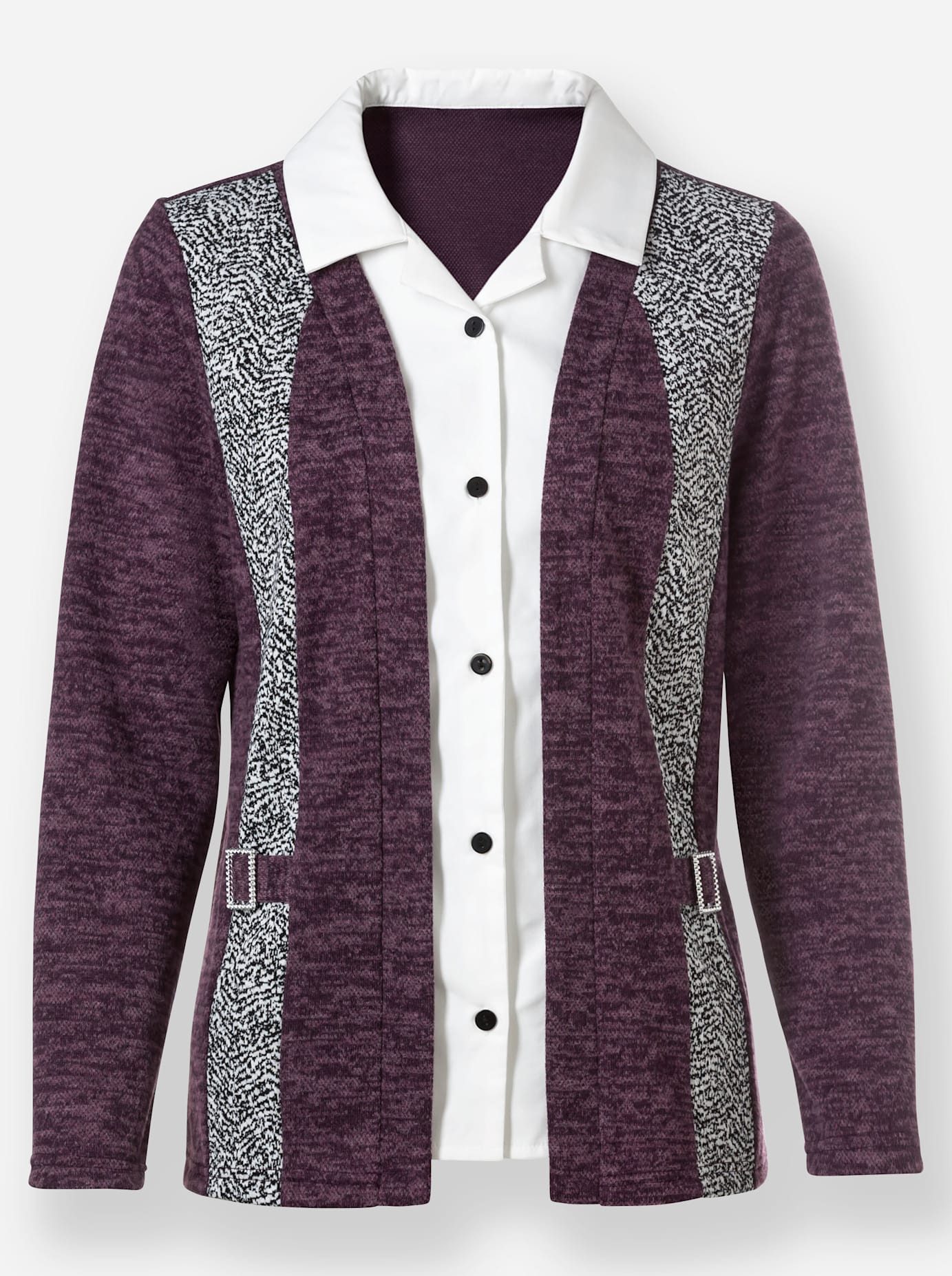 Classic 2-in-1-shirt met lange mouwen Shirt (1-delig)