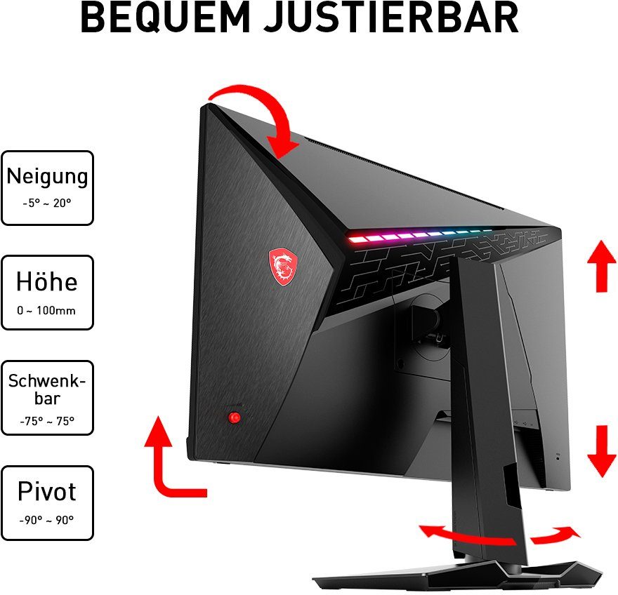 MSI Gaming-ledscherm Optix MAG274QRFDE-QD, 69 cm / 27", WQHD