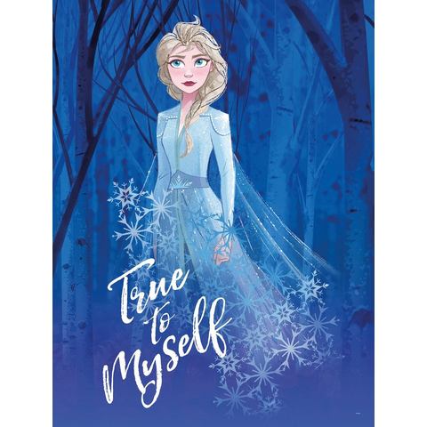 Komar wanddecoratie Frozen 2 Elsa true to myself, zonder lijst