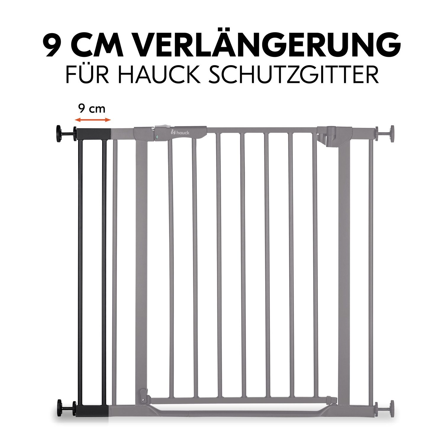 Hauck Verlengstuk voor deurbeschermers Extension, 9 cm, Black
