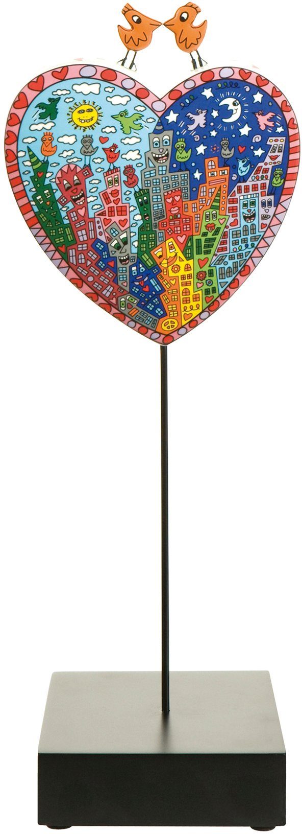 Goebel Decoratief figuur It's Heart nood to Love My city door james rizzi