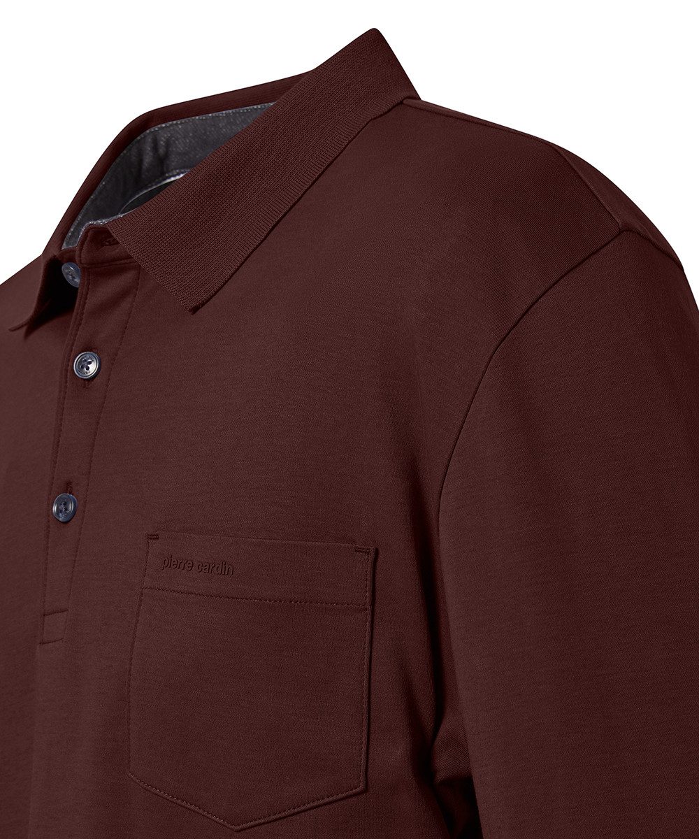 Pierre Cardin Poloshirt met lange mouwen