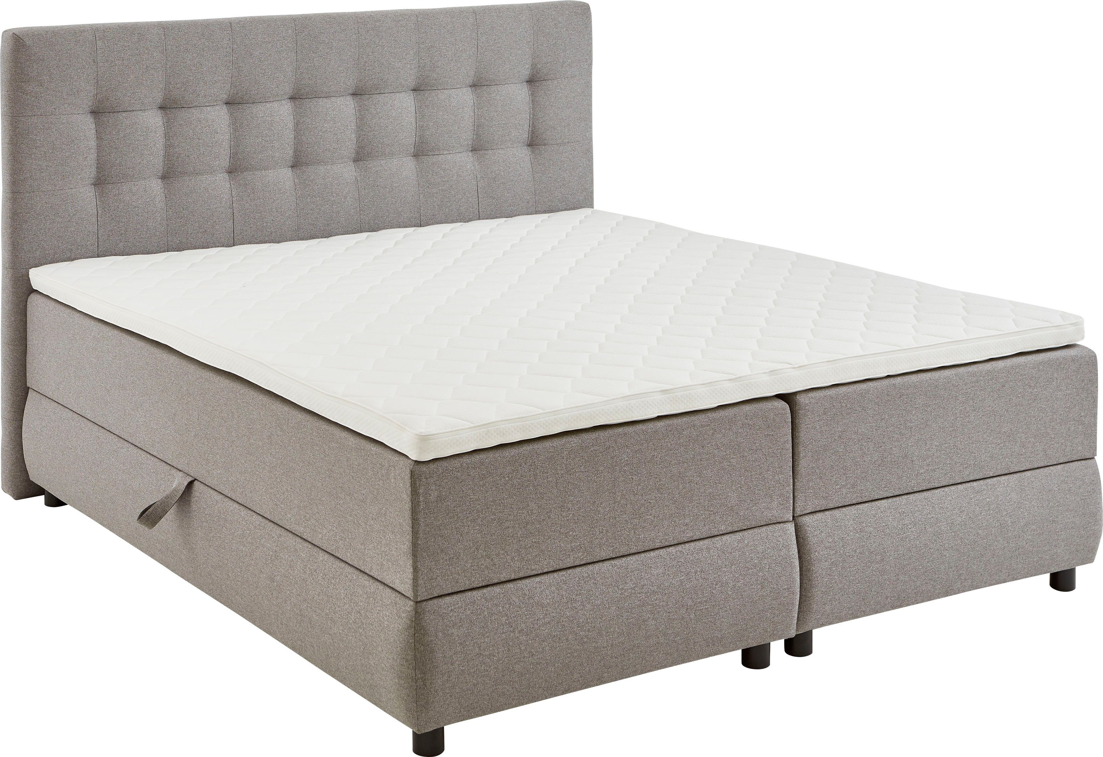 ATLANTIC home collection Boxspring Lilo inclusief bedkist en topper