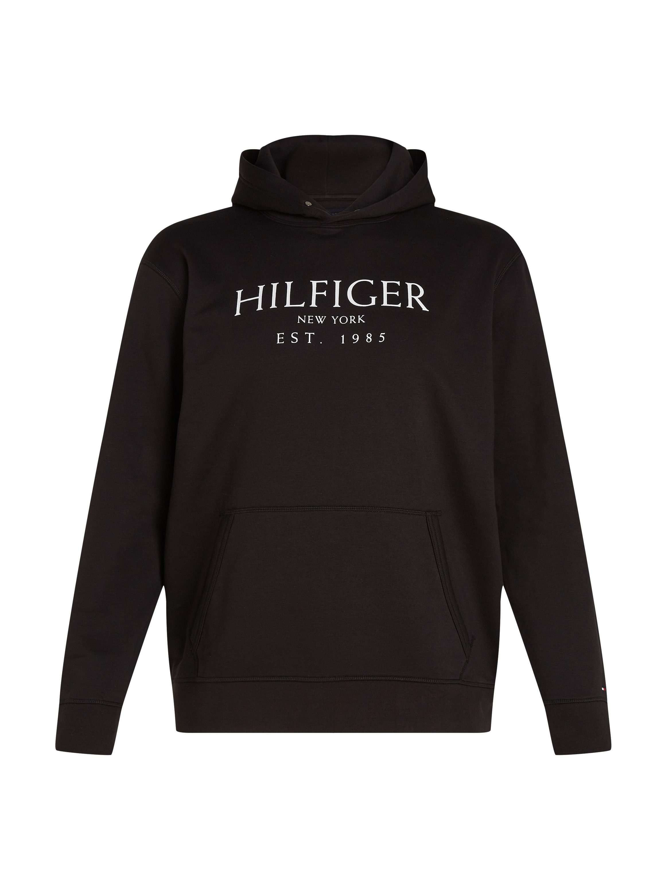 Tommy Hilfiger Hoodie BT-BIG HILFIGER HOODY-B in grote maten, met logo-borduursel op de mouw