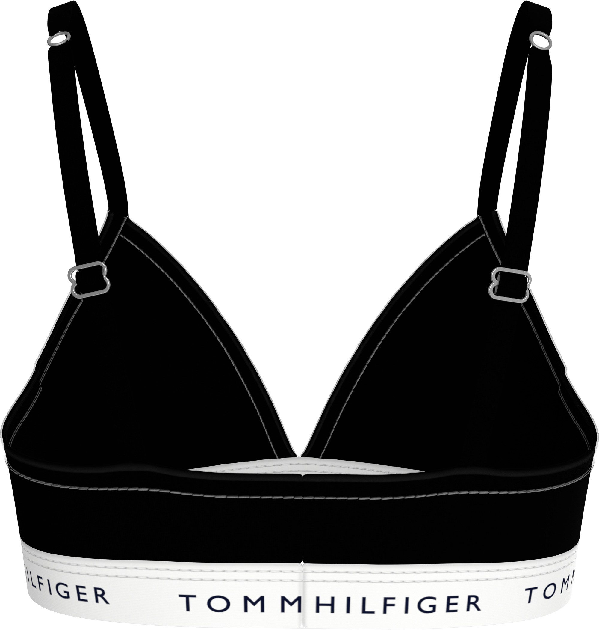 Tommy Hilfiger Underwear Triangel-bh met een logo-opschrift