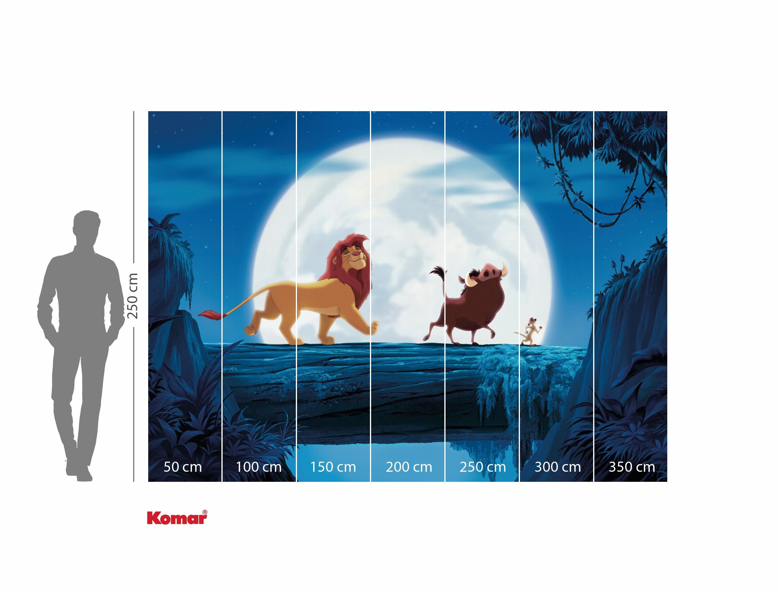 Komar Kinderbehang Disney The Lion King Full Moon Walk (1 stuk)