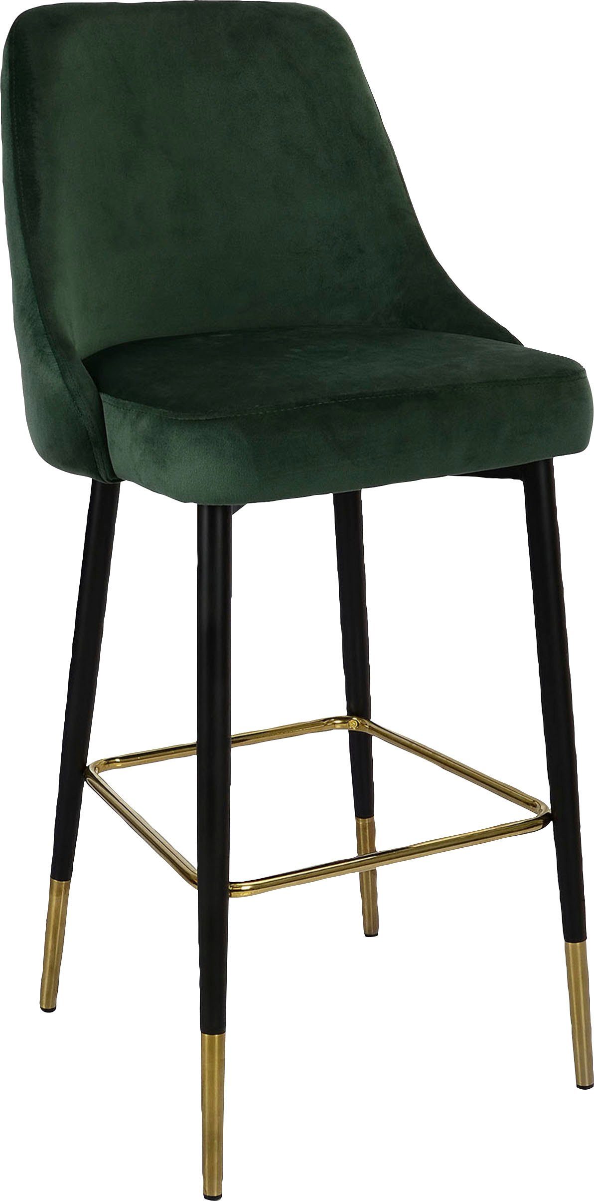Kayoom Kinderstoel Barkruk Mojo, gestikte rugleuning modern, elegant, onopvallende moderne kleurkeuze (1 stuk) tafels & stoelen groen
