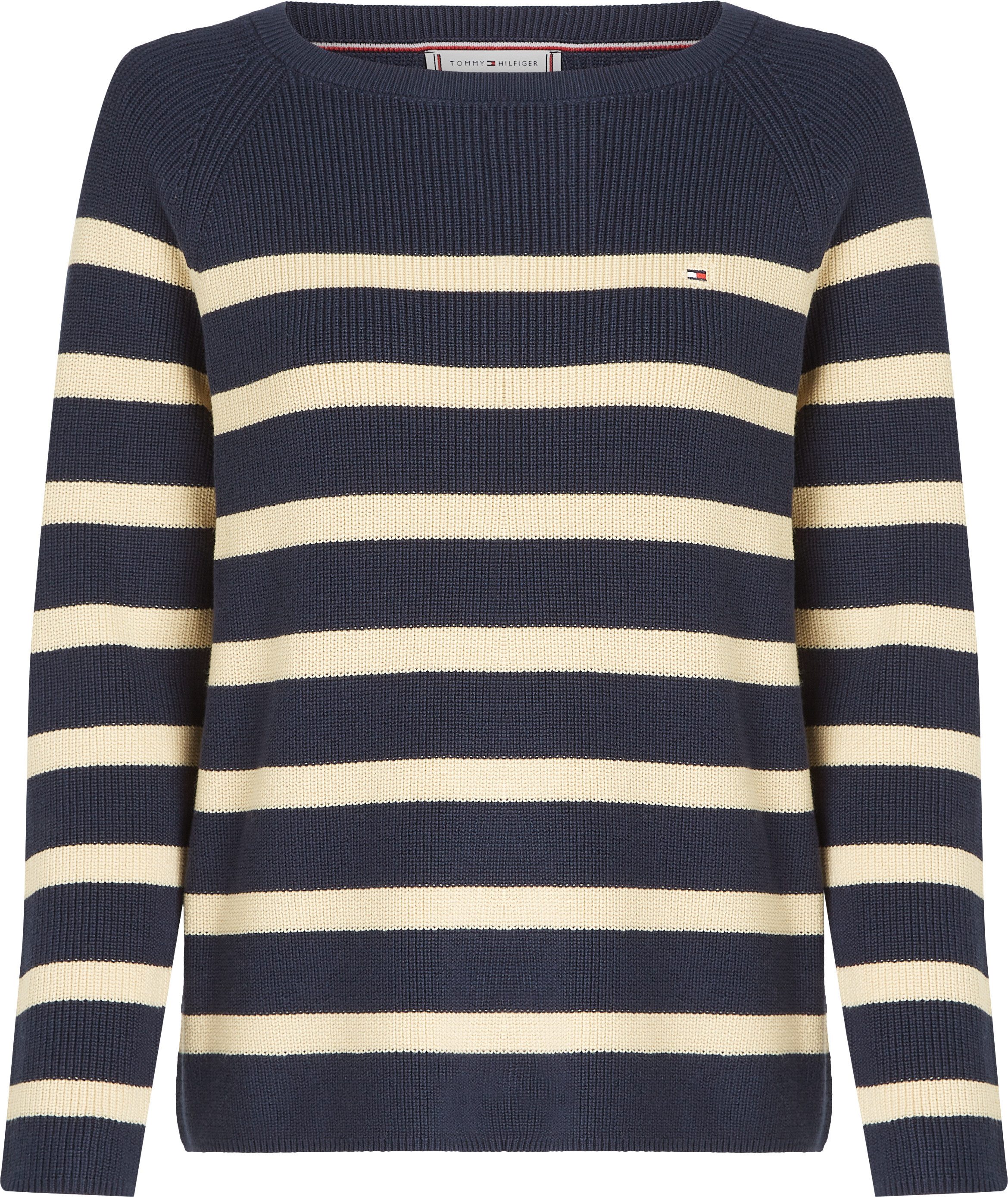 Tommy Hilfiger Gebreide trui CO CARDI FINE GG LS BOAT-NK SWT