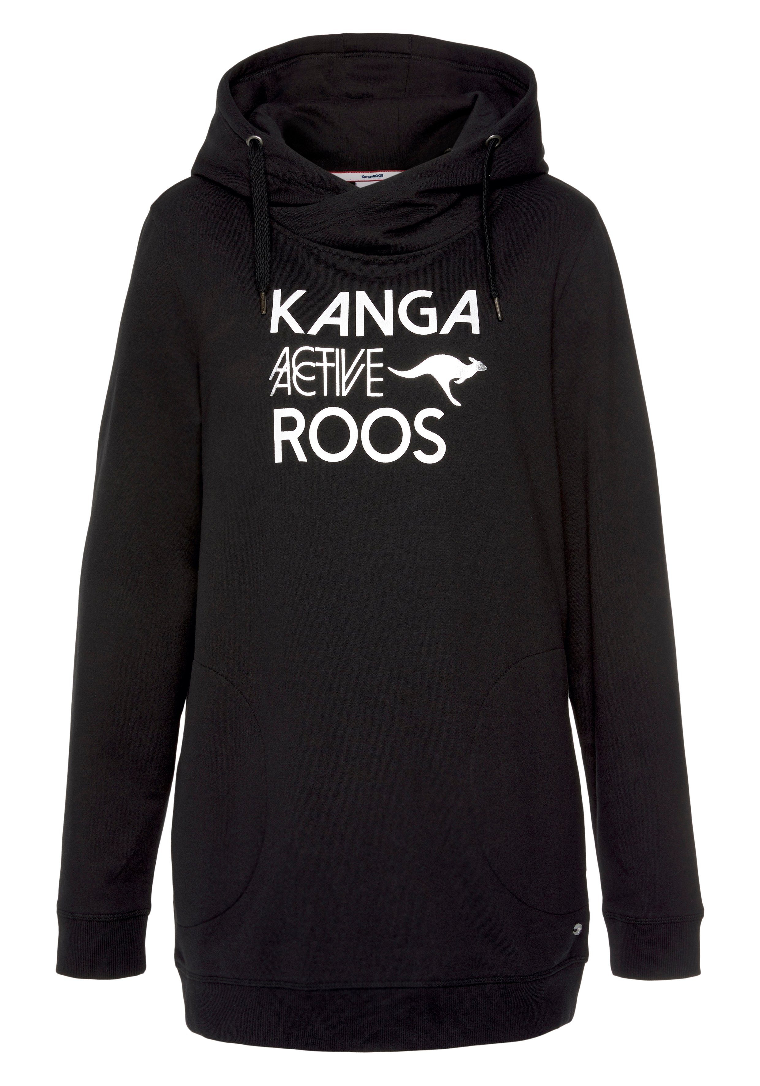 KangaROOS Sweatshirt lange mouwen, figuurvolgende pasvorm