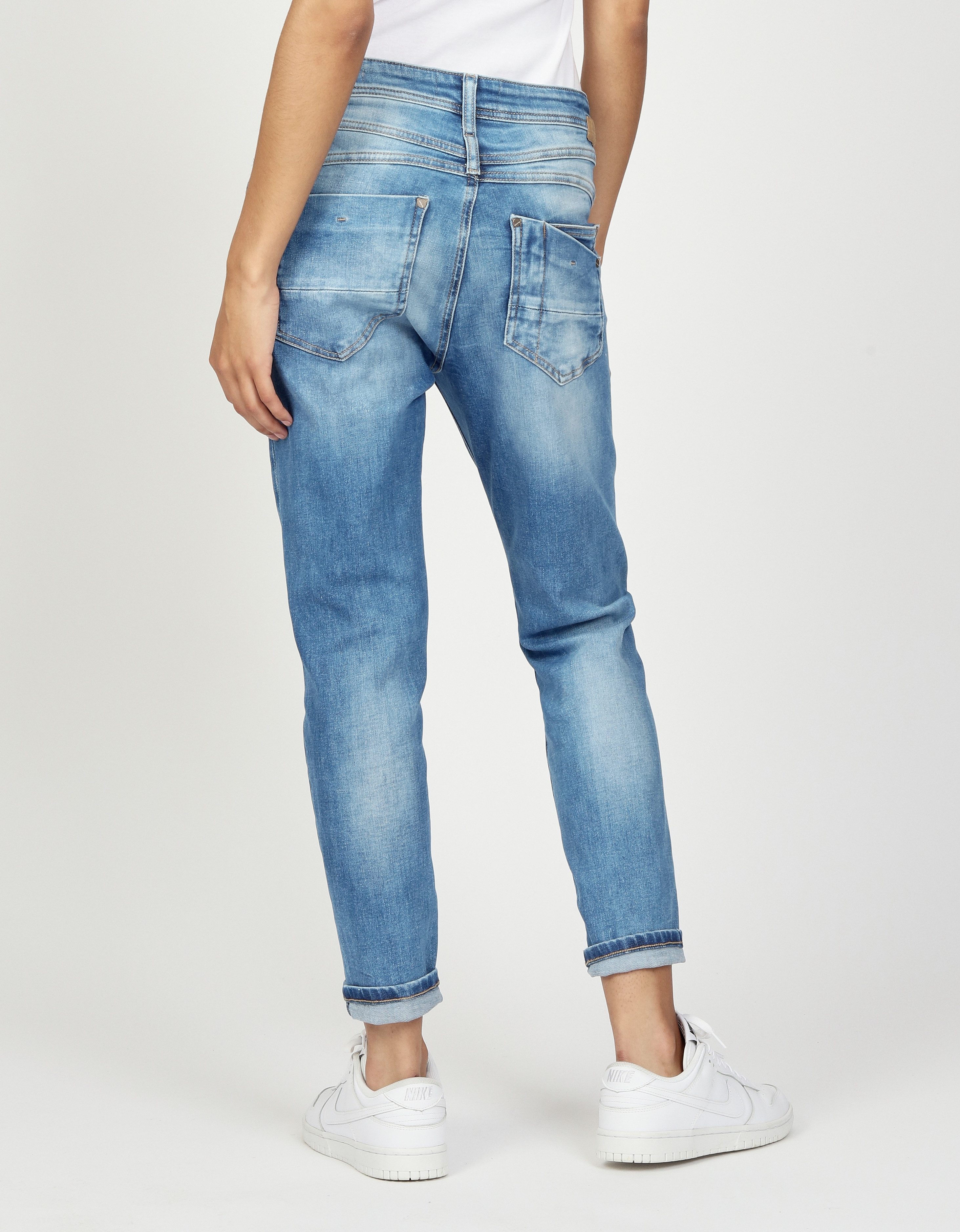 GANG Relax fit jeans 94AMELIE CROPPED in 5-pocket-stijl