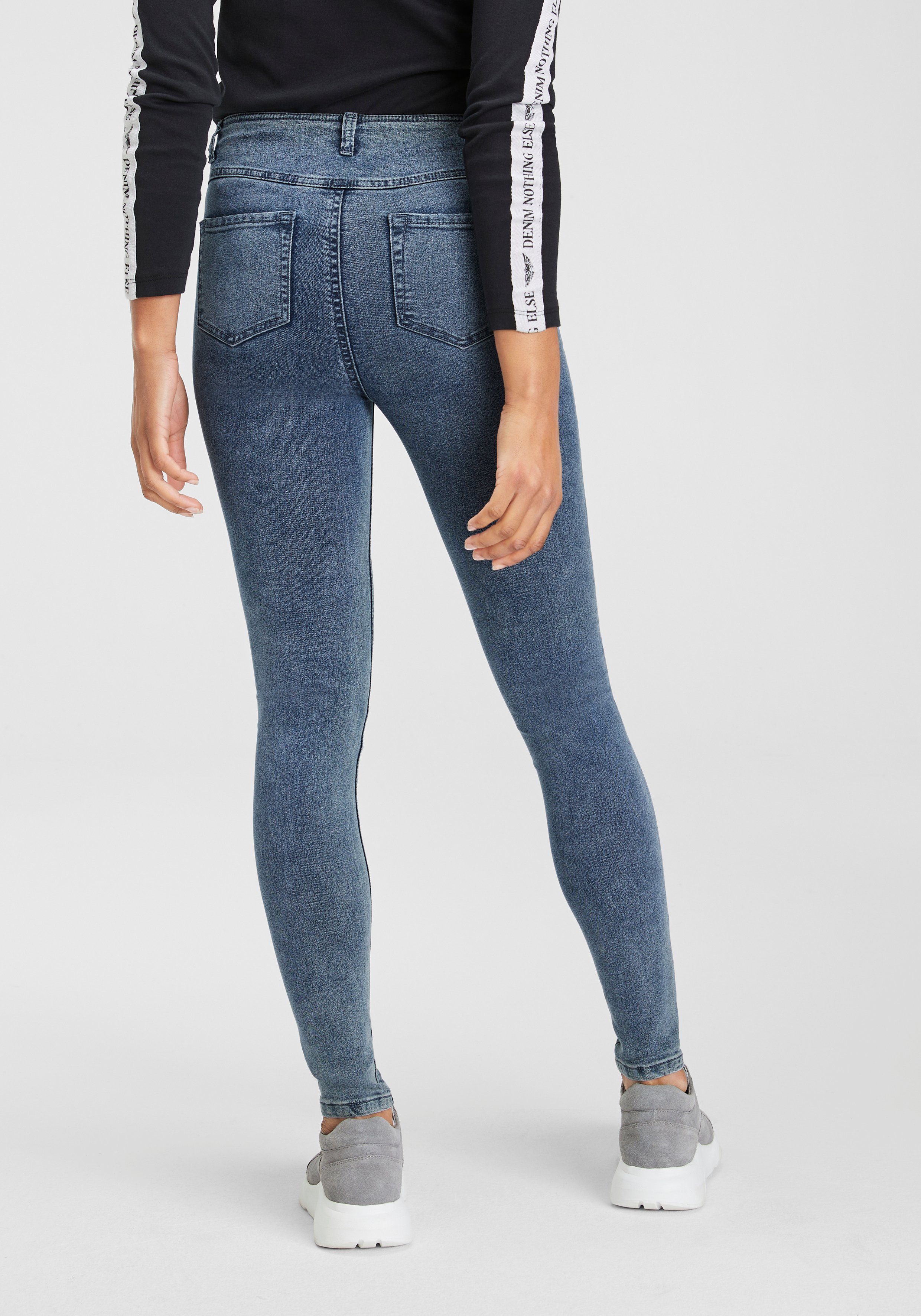 Arizona Skinny fit jeans Ultra Stretch hoge taille, enkel-lang, elastisch denim-materiaal