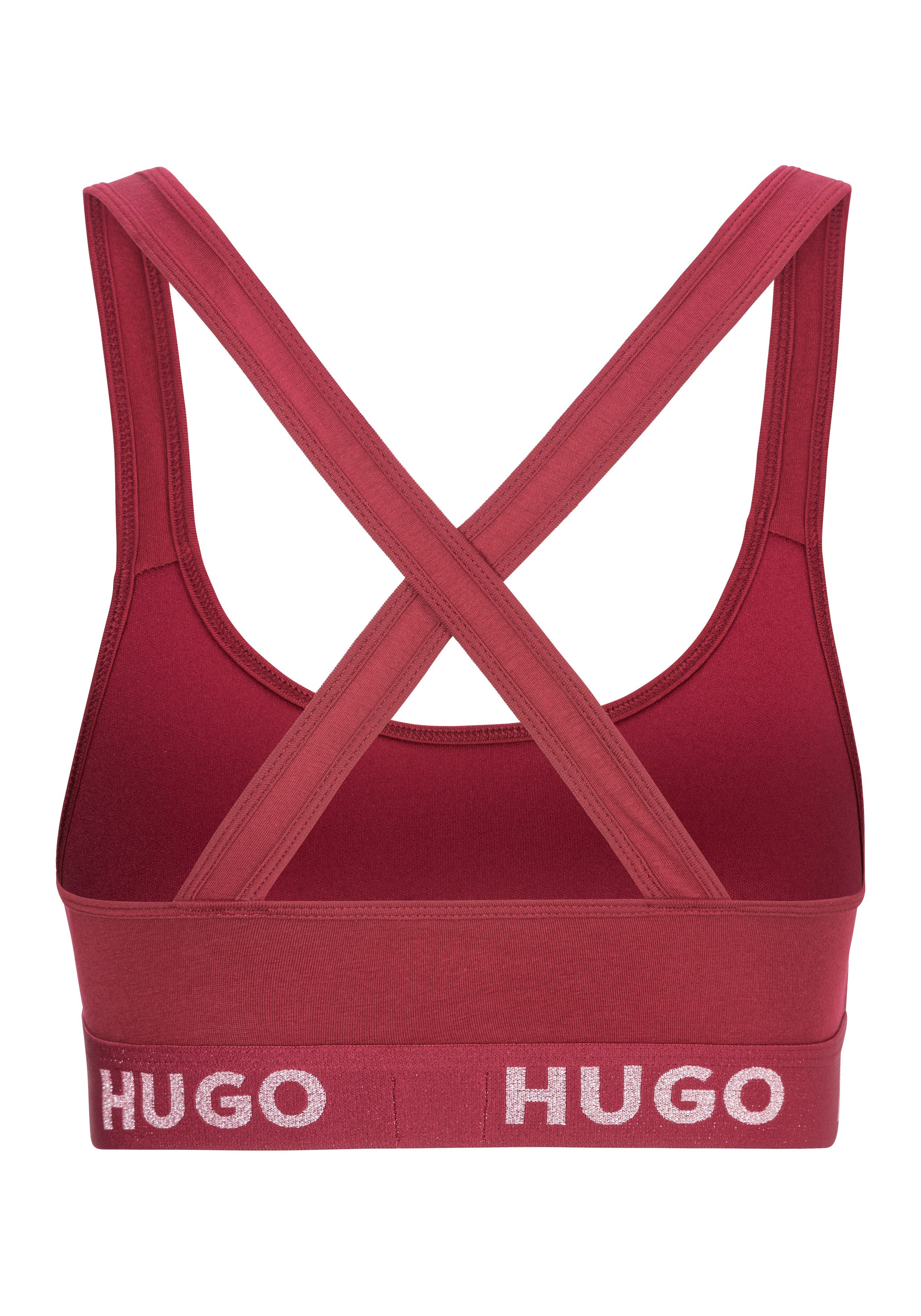HUGO underwear Bralette-bh BRALETTE PADDED SPOR met hugo logo aan de tailleband