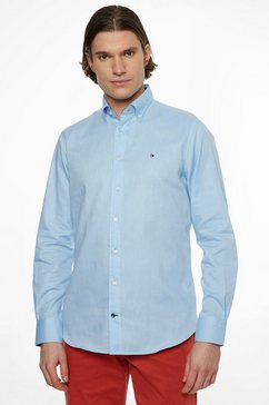 tommy hilfiger overhemd met lange mouwen cl oxford solid rf shirt blauw