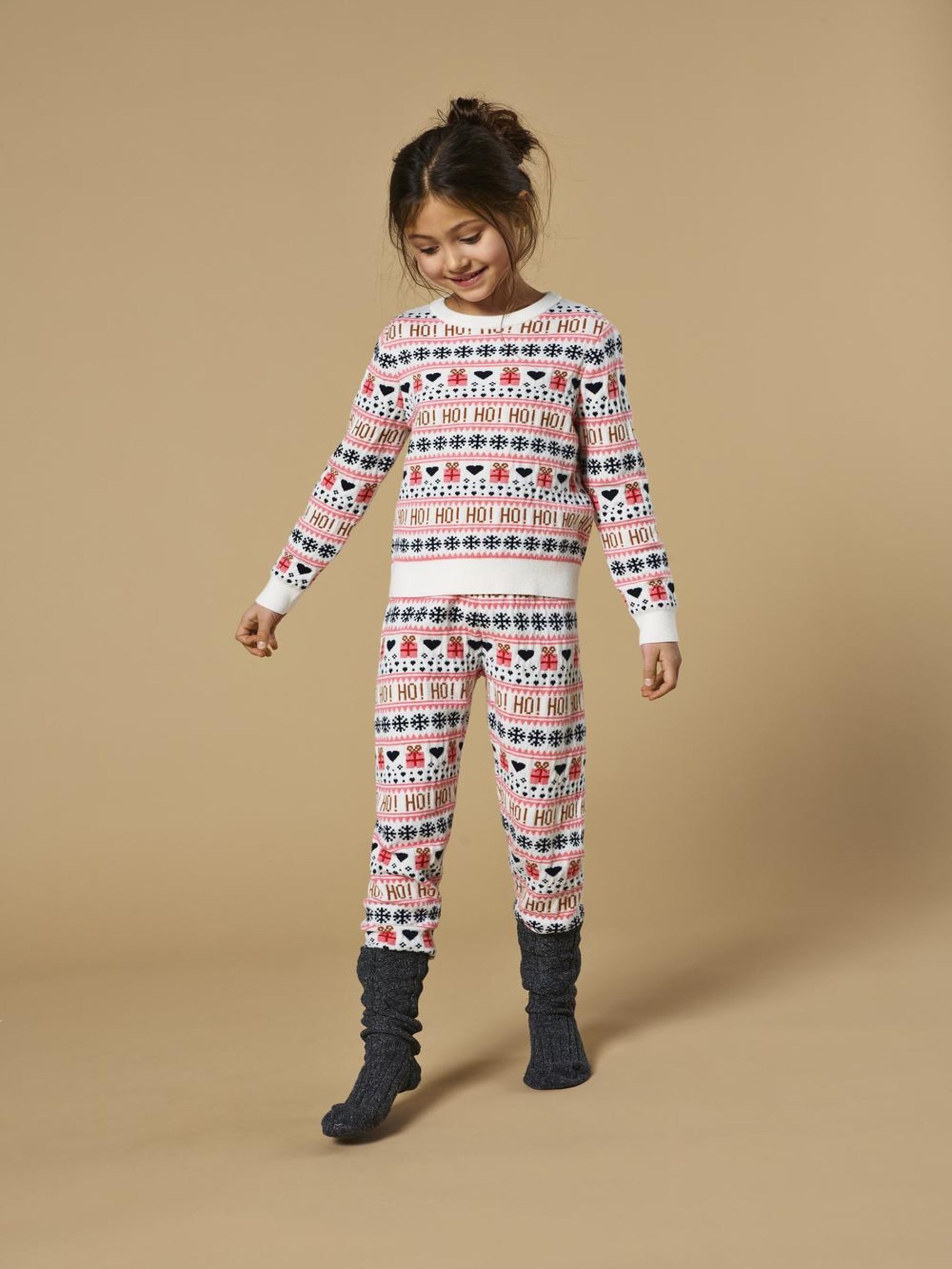 KIDS ONLY Trui met ronde hals KOGXMAS PRESENT LS O-NECK BOX KNT