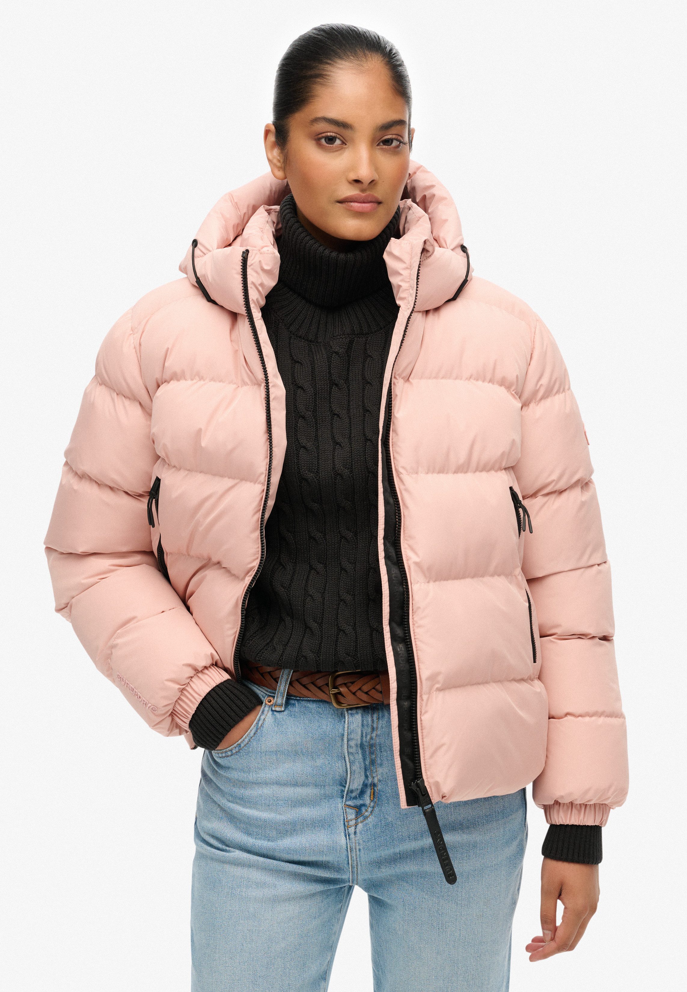 Superdry Gewatteerde jas HOODED SPORTS PUFFER JACKET