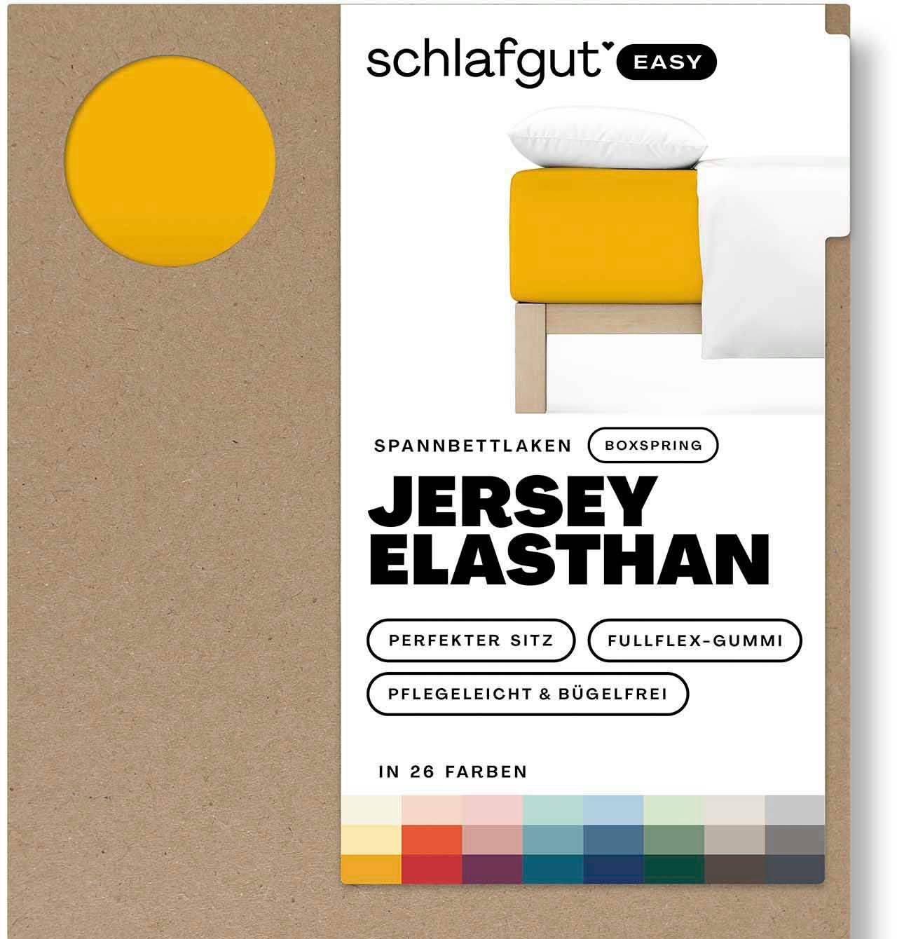 Schlafgut Hoeslaken EASY jersey elastaan boxspring (1 stuk)