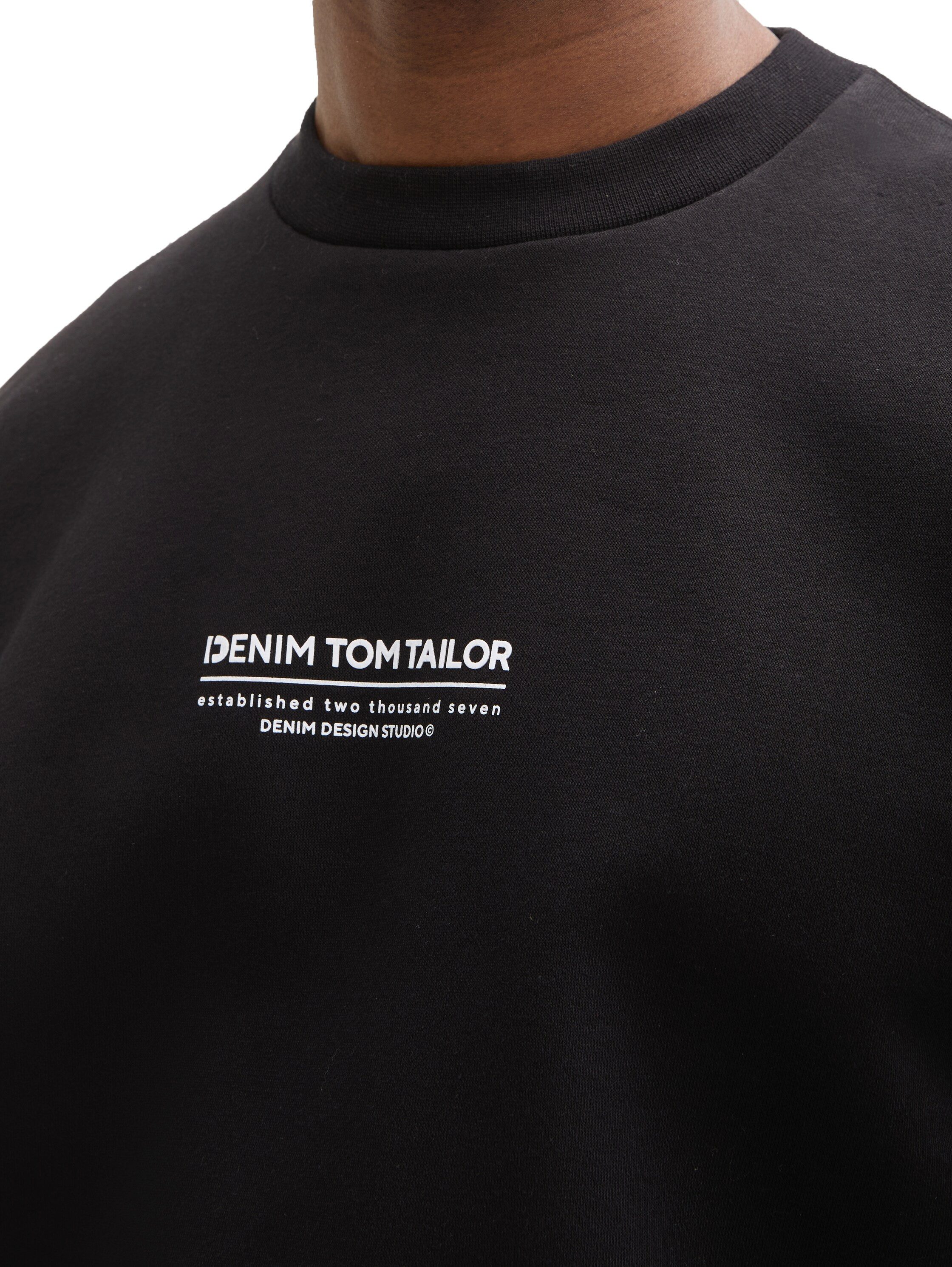 Tom Tailor Denim Sweatshirt met logoprint