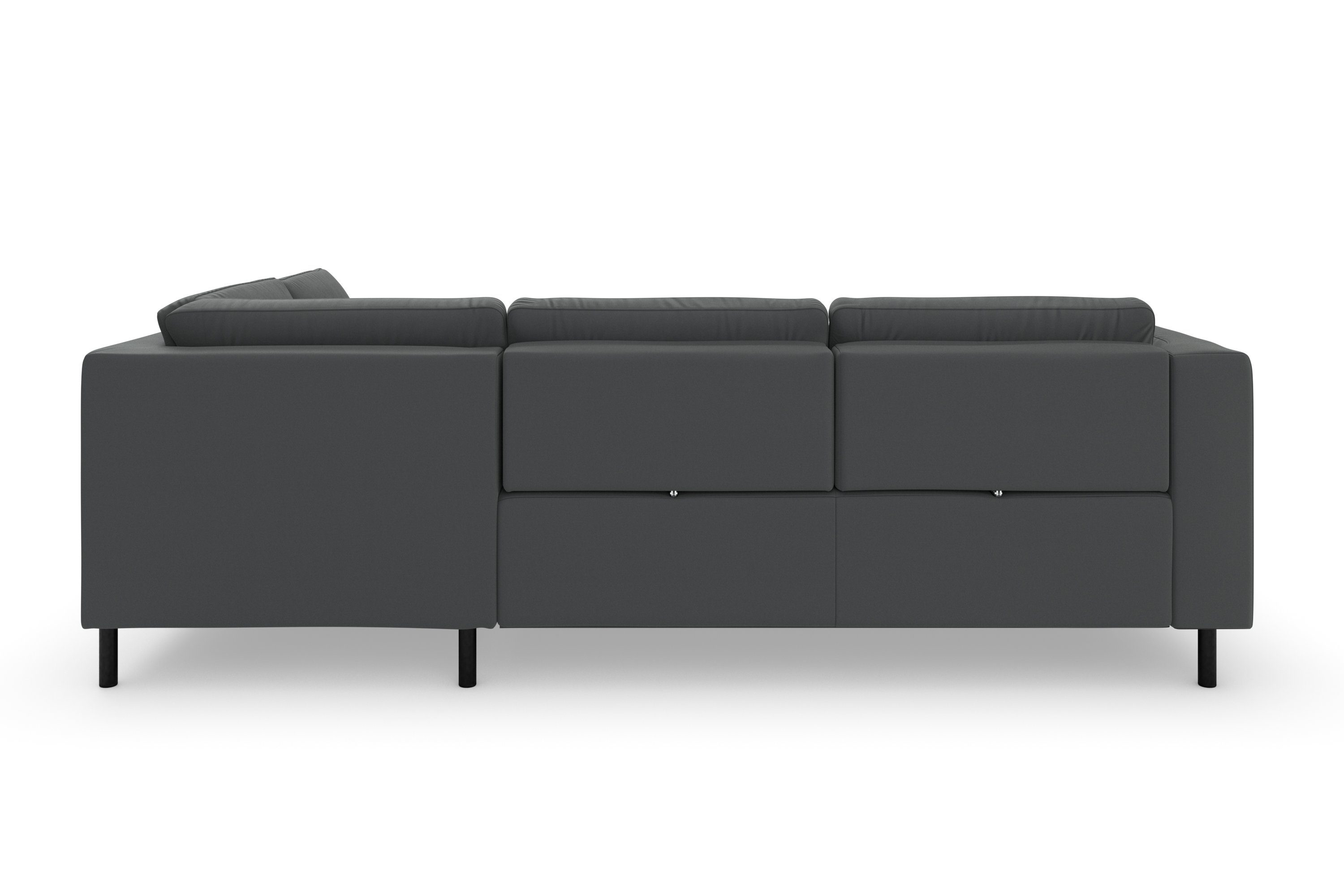 sit&more Hoekbank Olsen L-vorm inclusief zitdiepteverstelling, naar keuze met slaapfunctie, 15 cm hoog