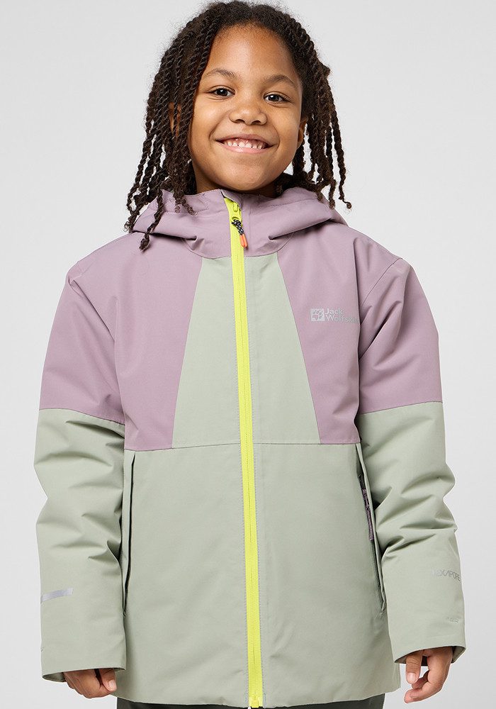 Jack Wolfskin Actamic 2L Ins Jacket Kids Winterjack Kinderen 116 mint leaf mint leaf