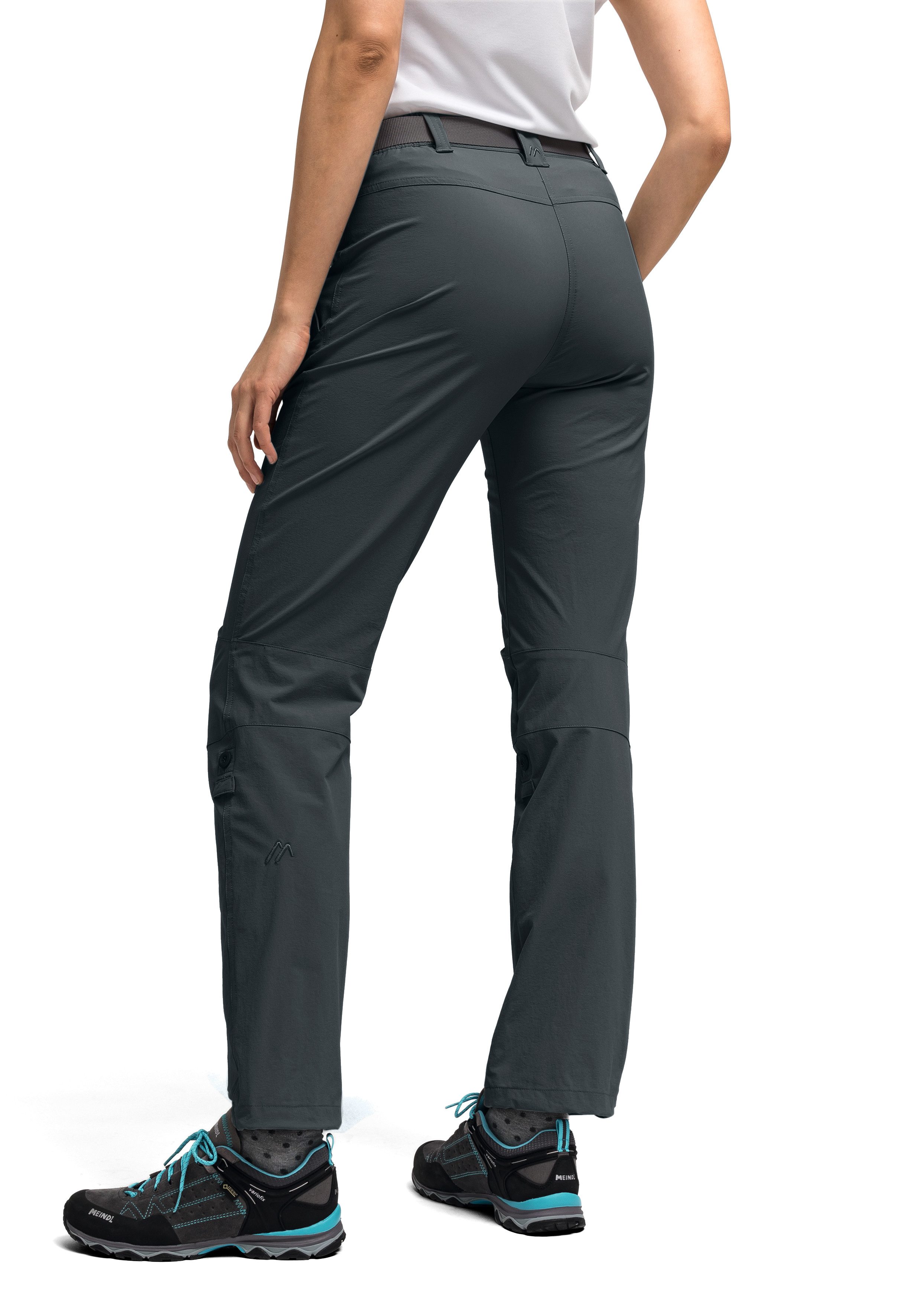 Maier Sports Functionele broek Lulaka Dames wandelbroek, ventilerende outdoorbroek met oprolfunctie