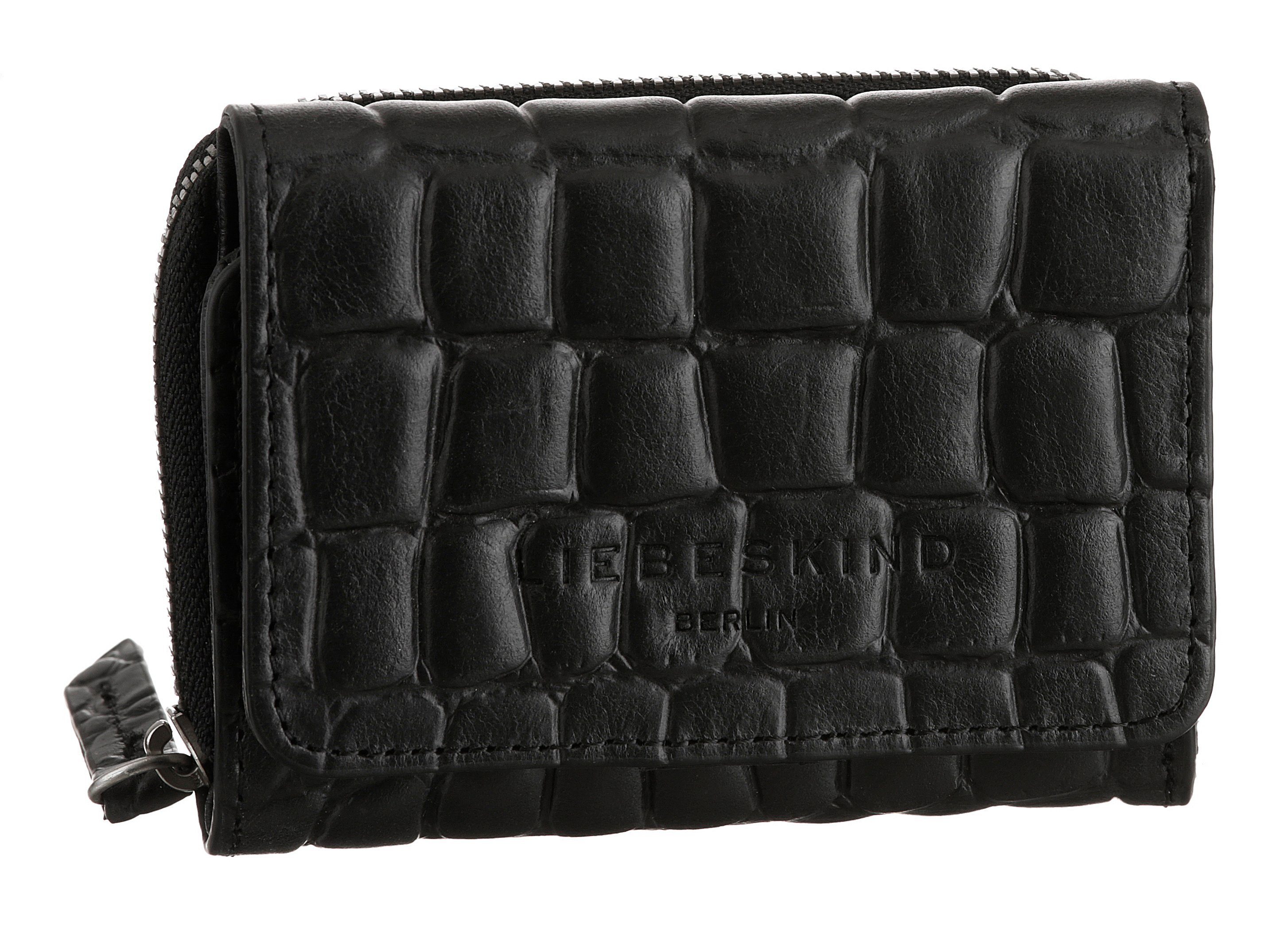 Liebeskind Berlin Portemonnee NOOS Croco Pablita met rfid-bescherming, gecertificeerd volgens lwg,...