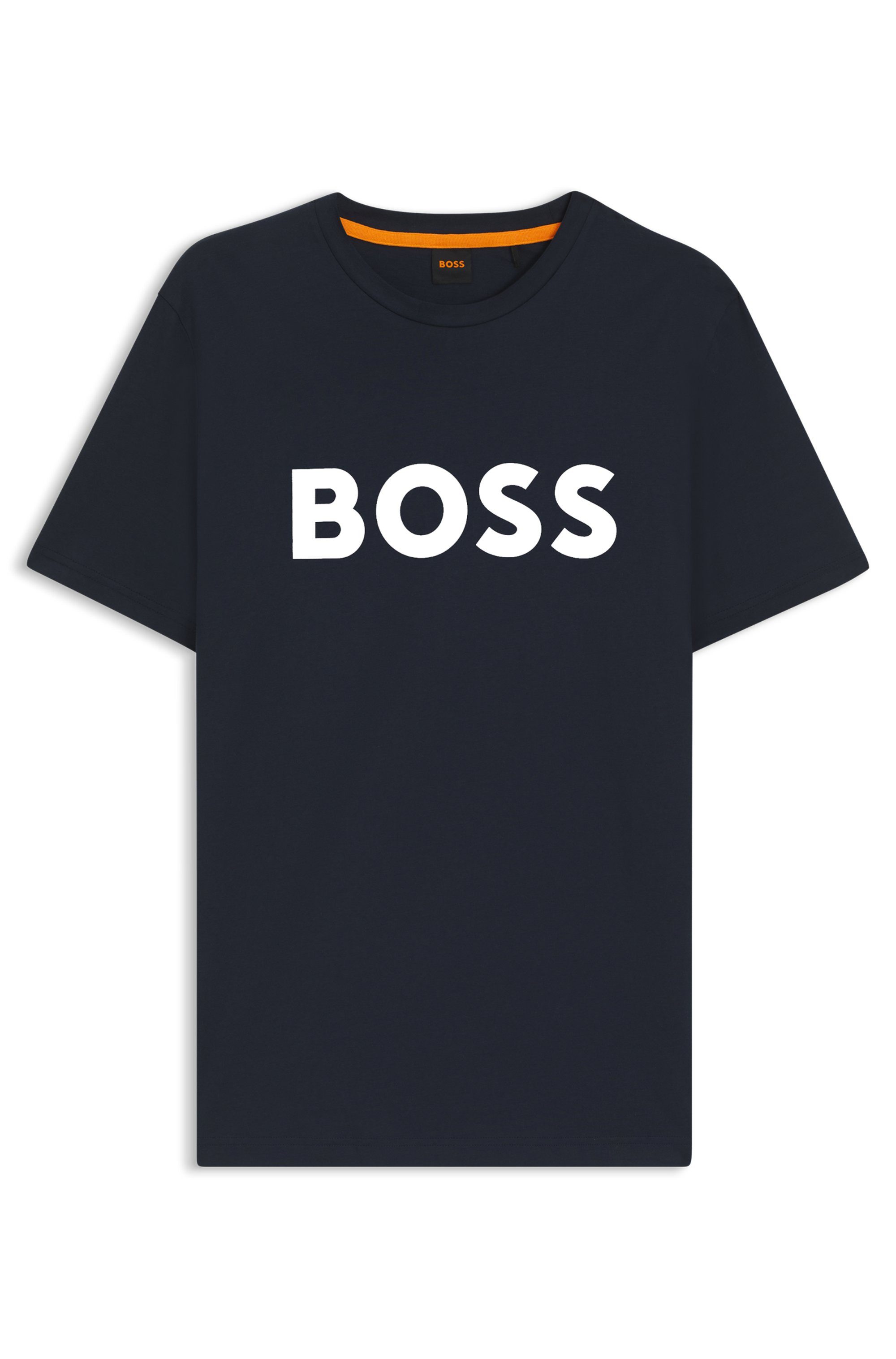Boss Orange T-shirt Thinking met logoprint (1-delig)
