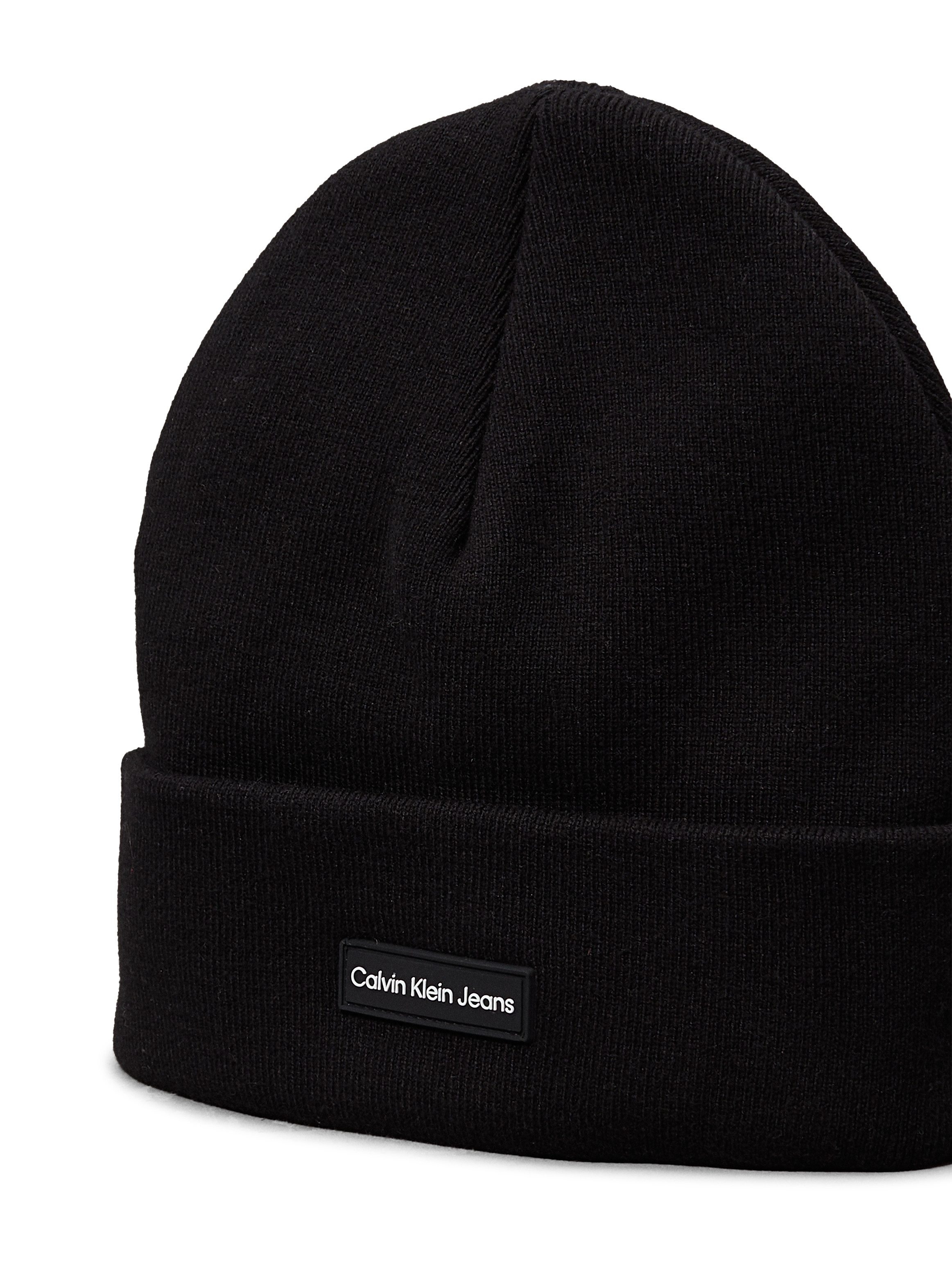 Calvin Klein Gebreide muts GIFT BEANIE & SCARF INST PATCH