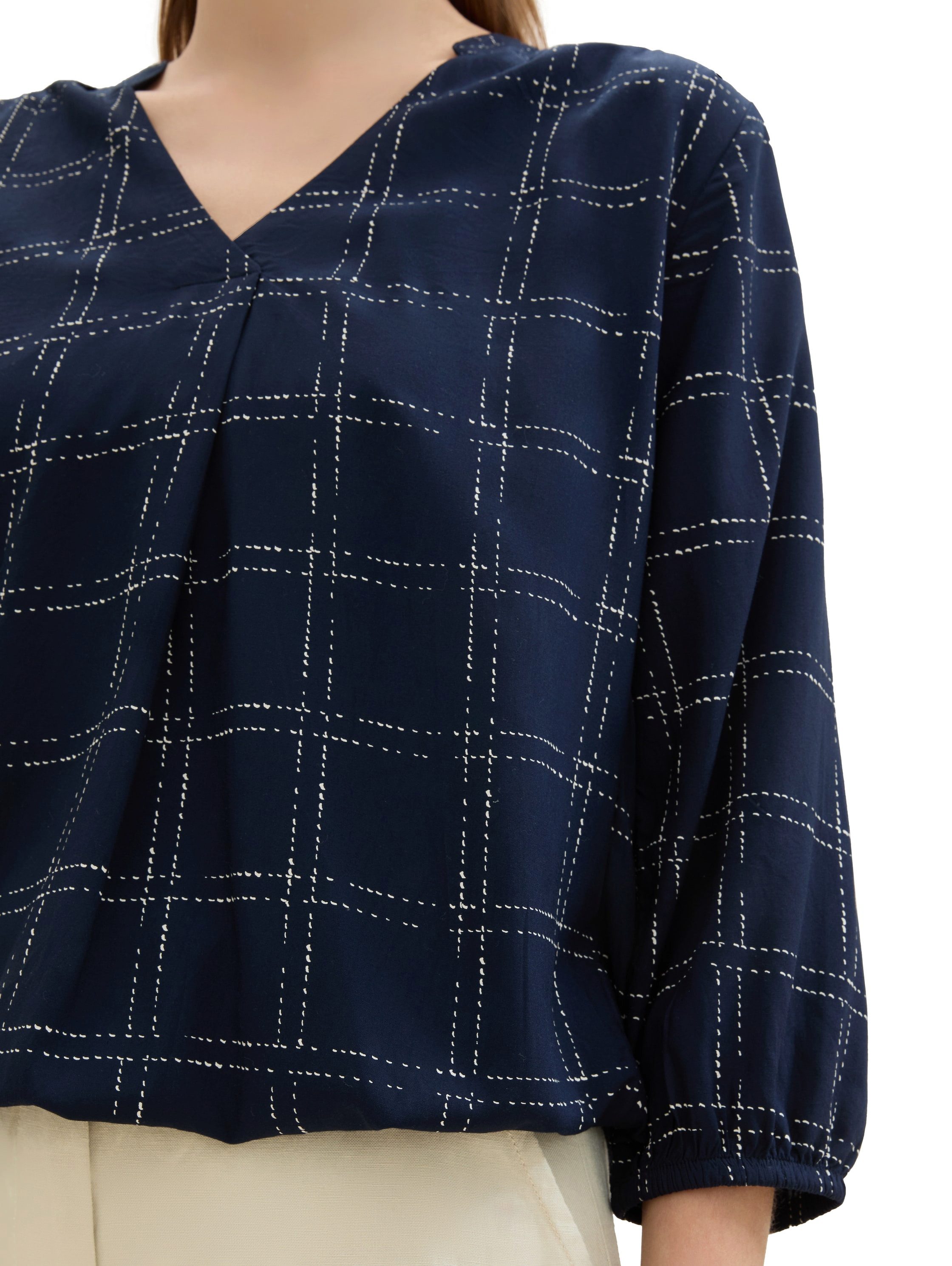 Tom Tailor Blouse met lange mouwen met livaeco by birla cellulose(tm)