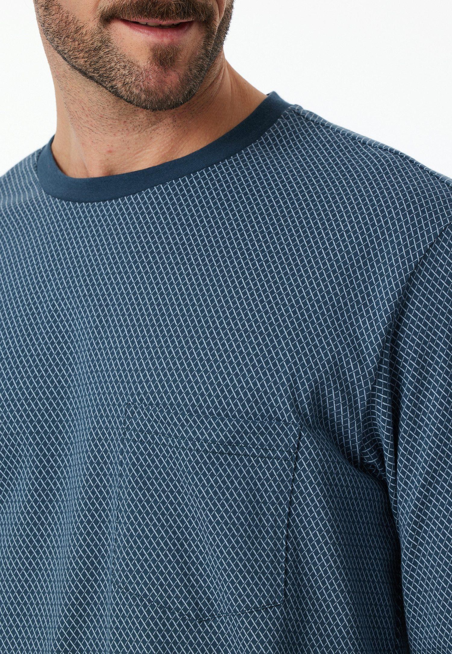 Schiesser Pyjama Comfort Essentials met comfortabele boorden (2-delig)