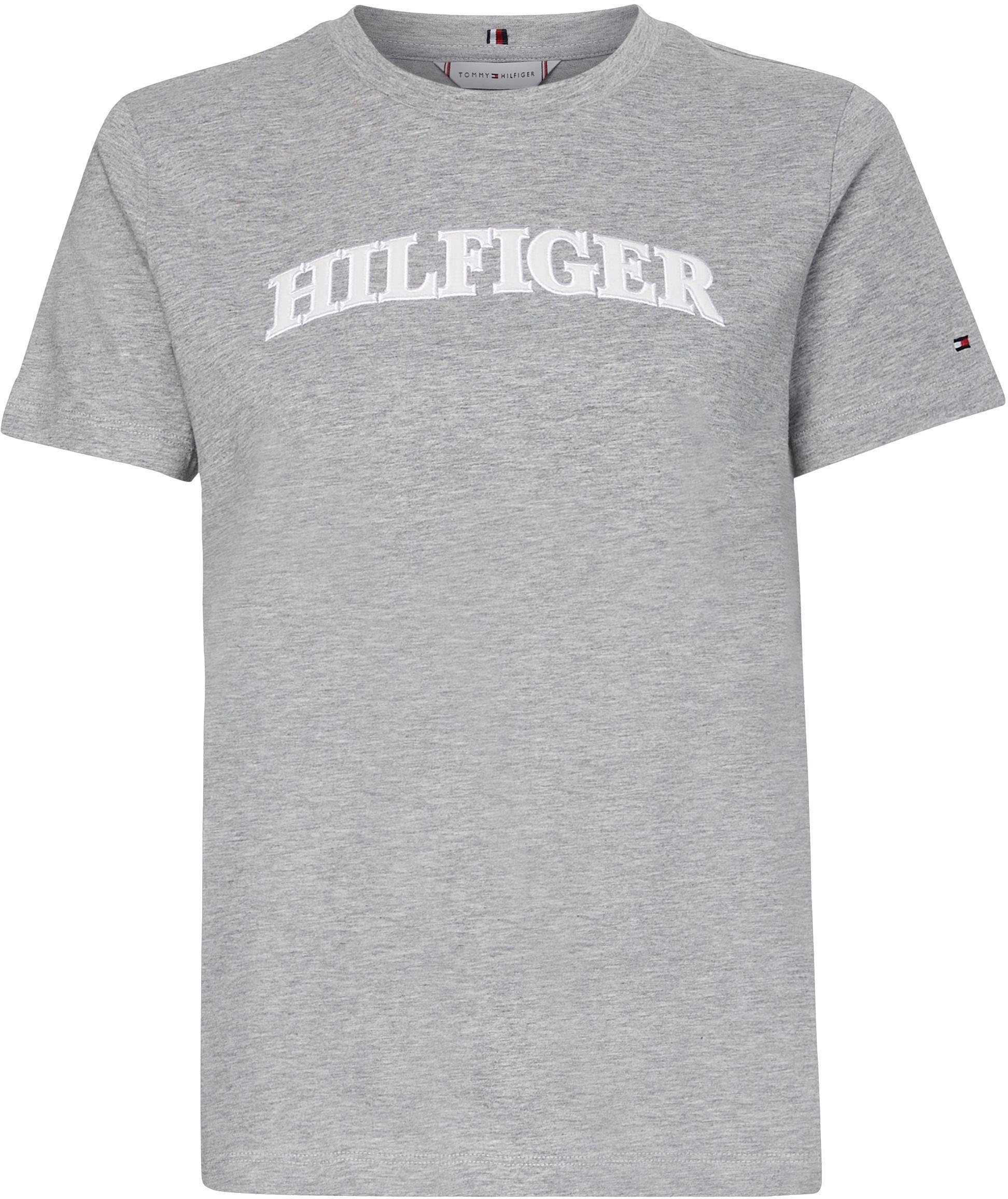 Tommy Hilfiger T-shirt REG TONAL HILFIGER C-NK SS met tommy hilfiger merklabel