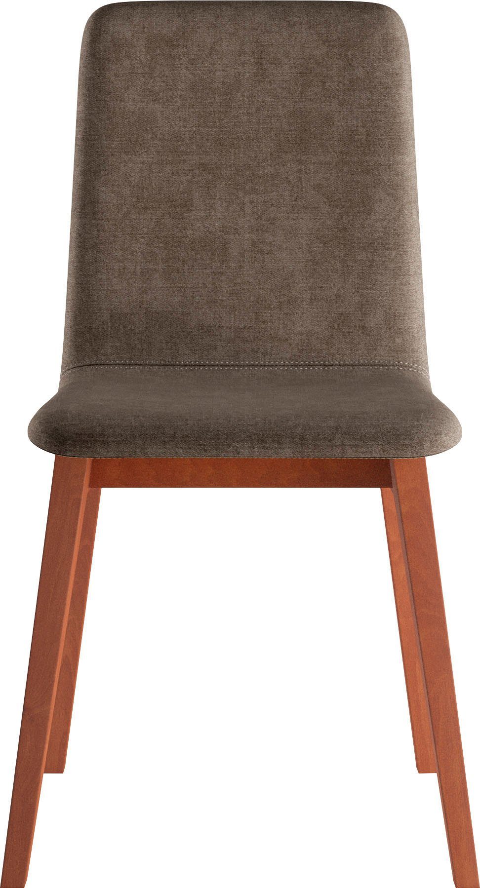 INOSIGN Stoel Sandy met verschillende stoelpootkleuren en kleurvarianten, zithoogte 47 cm (2 stuks)