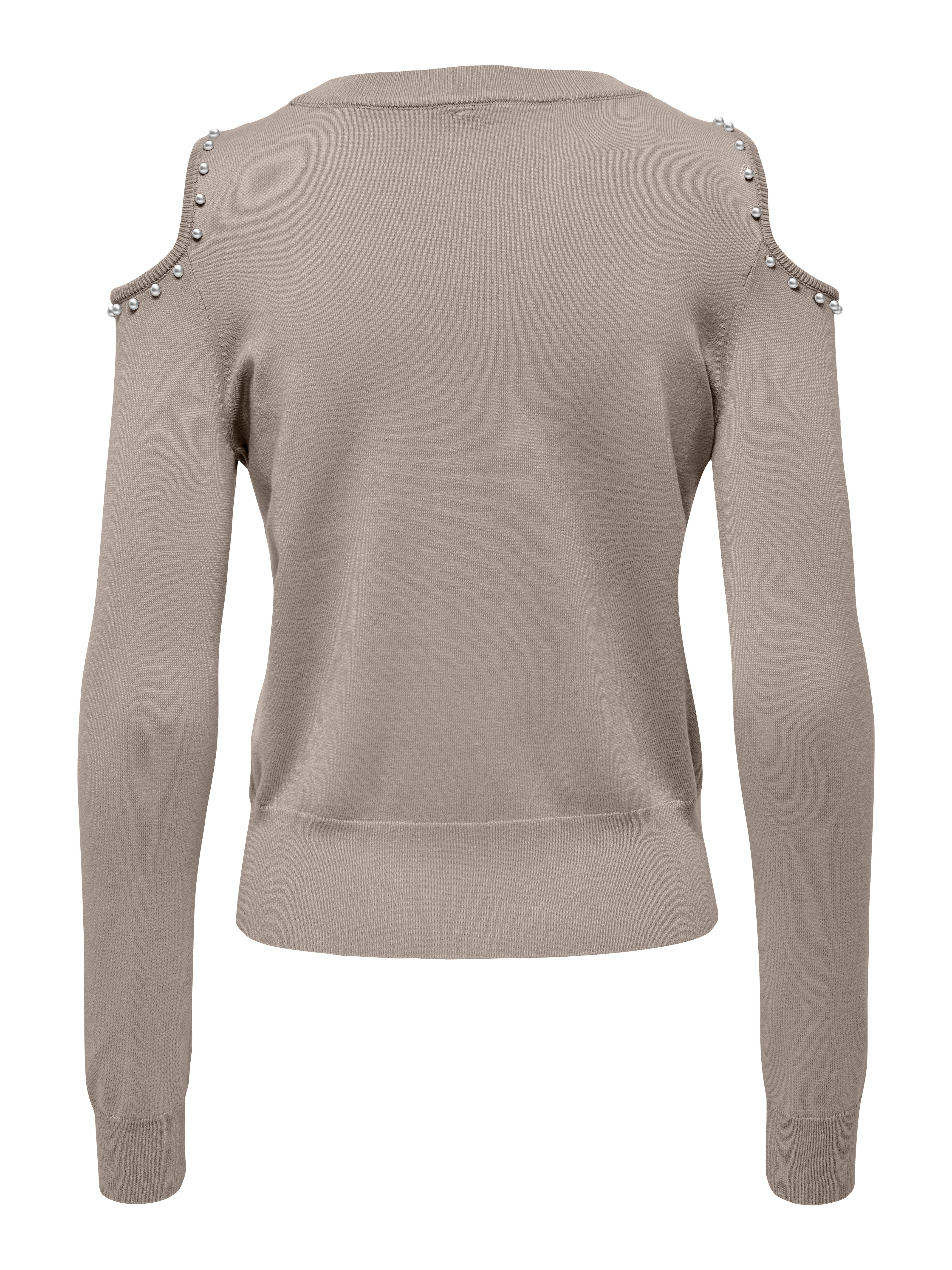 Only Gebreide trui ONLGILA LS O-NECK BLING CC KNT