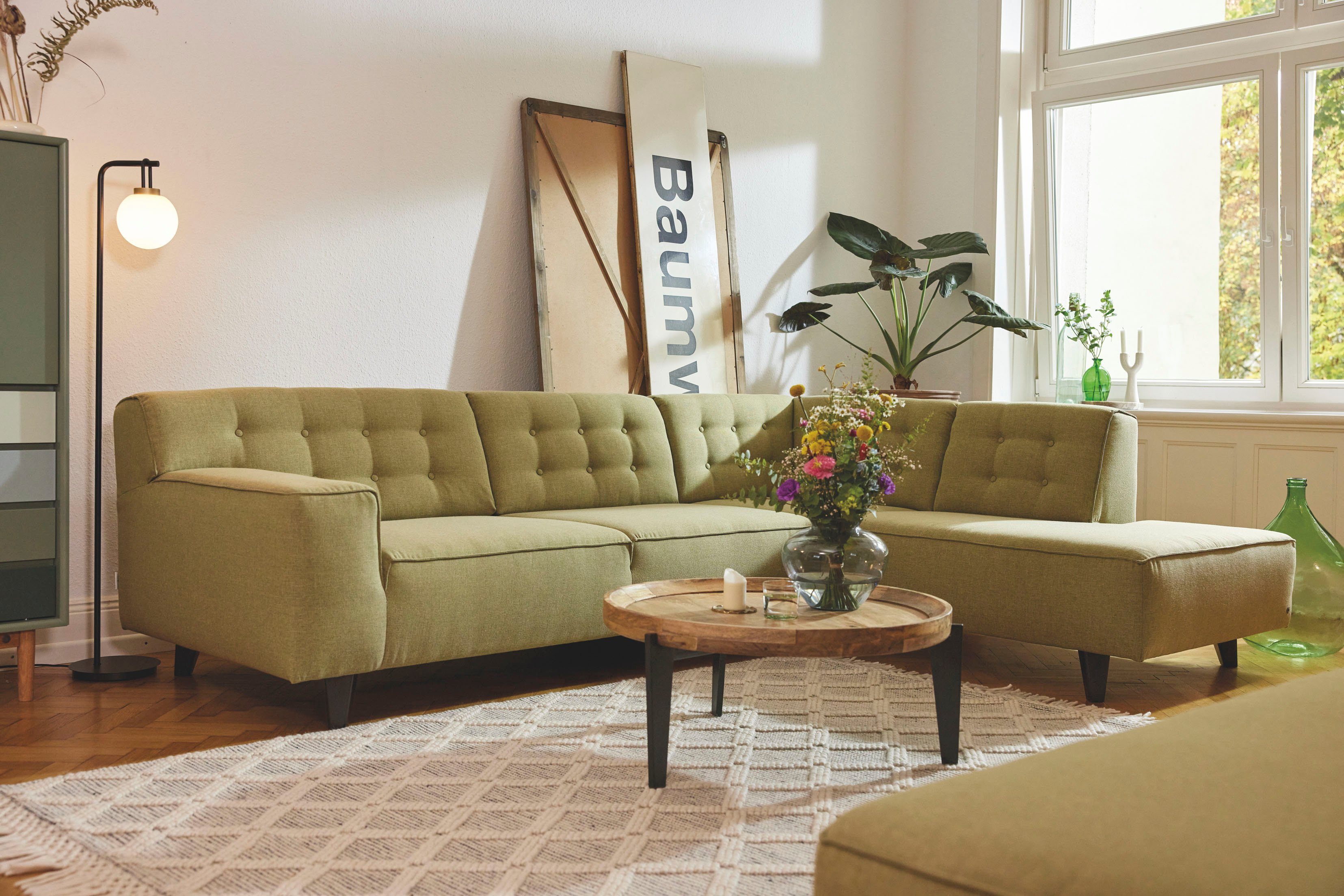 TOM TAILOR HOME Vloerkleed Coloured Macrame Handgeweven vloerkleed, zuivere wol, met de hand geweven, met franje, Scandi design