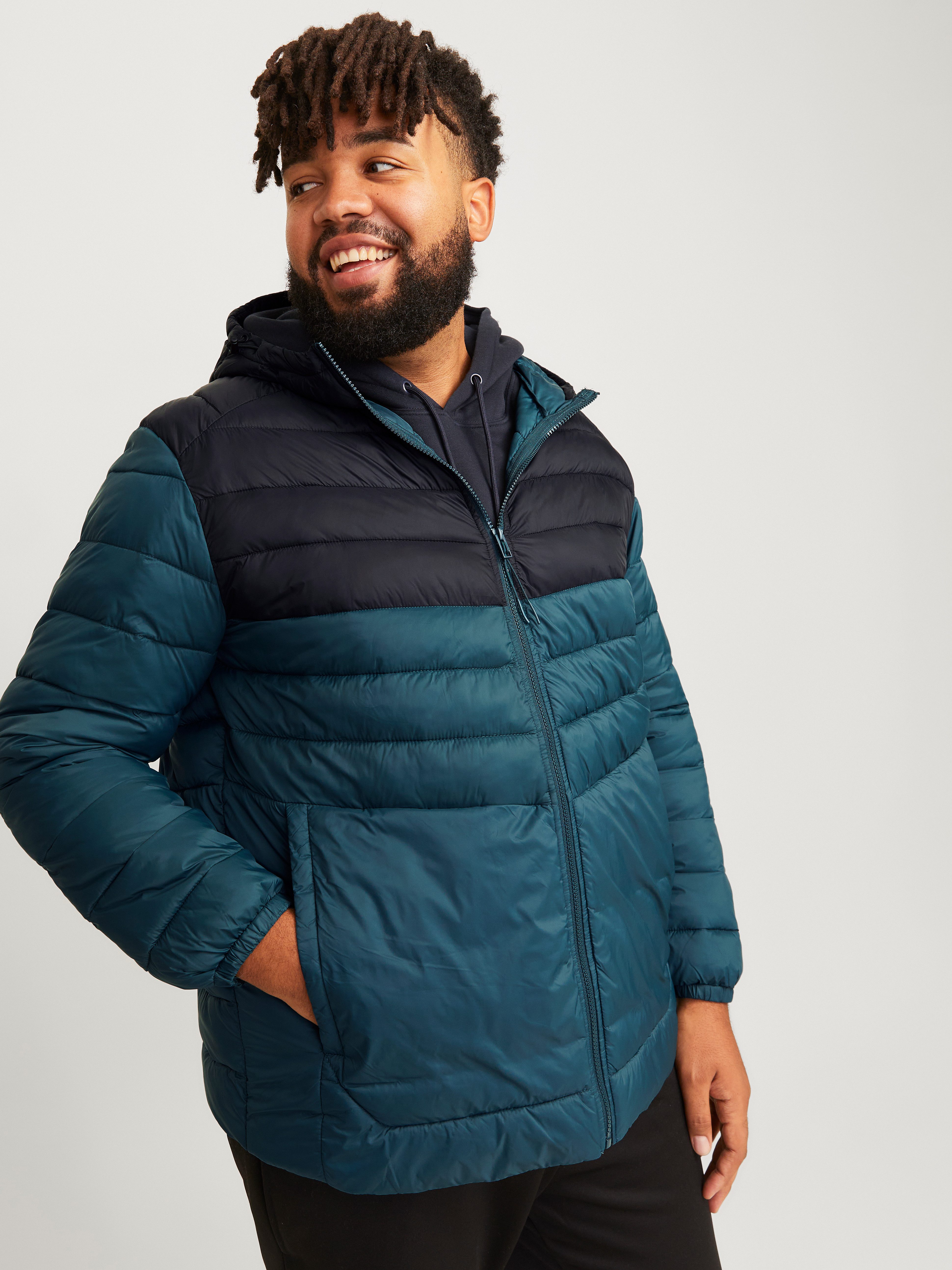 Jack & Jones PlusSize Gewatteerde jas JJESPRINT PUFFER HOOD NOOS PLS