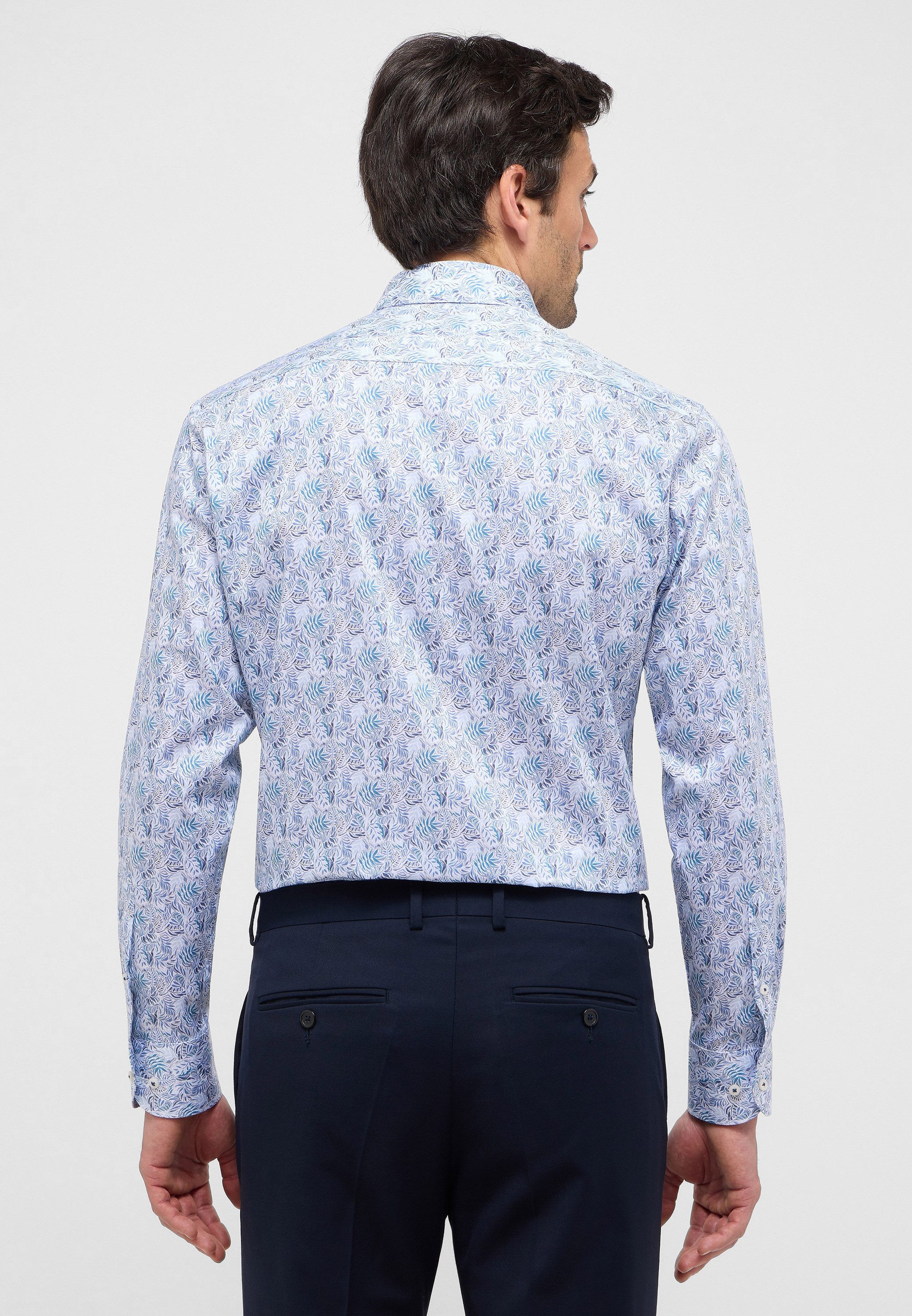 Eterna Overhemd met lange mouwen MODERN FIT NON IRON (strijkvrij)