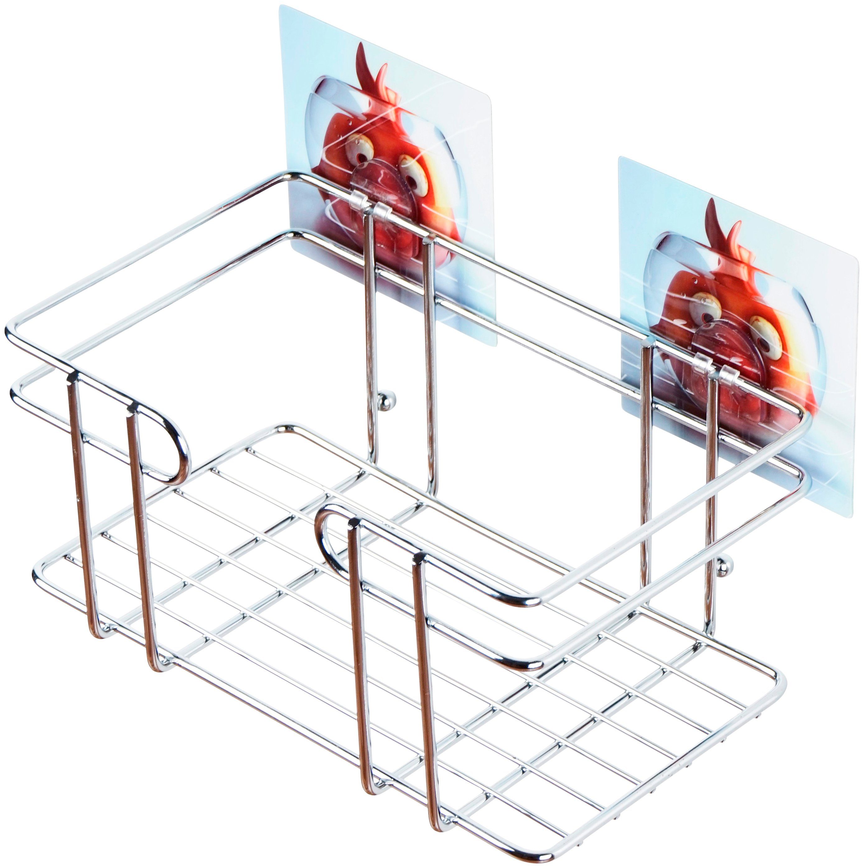 Sanilo Doucherekje Goudvis Haak met beeldmotief rekken & planken maat 22,8x14x10,5 cm oranje