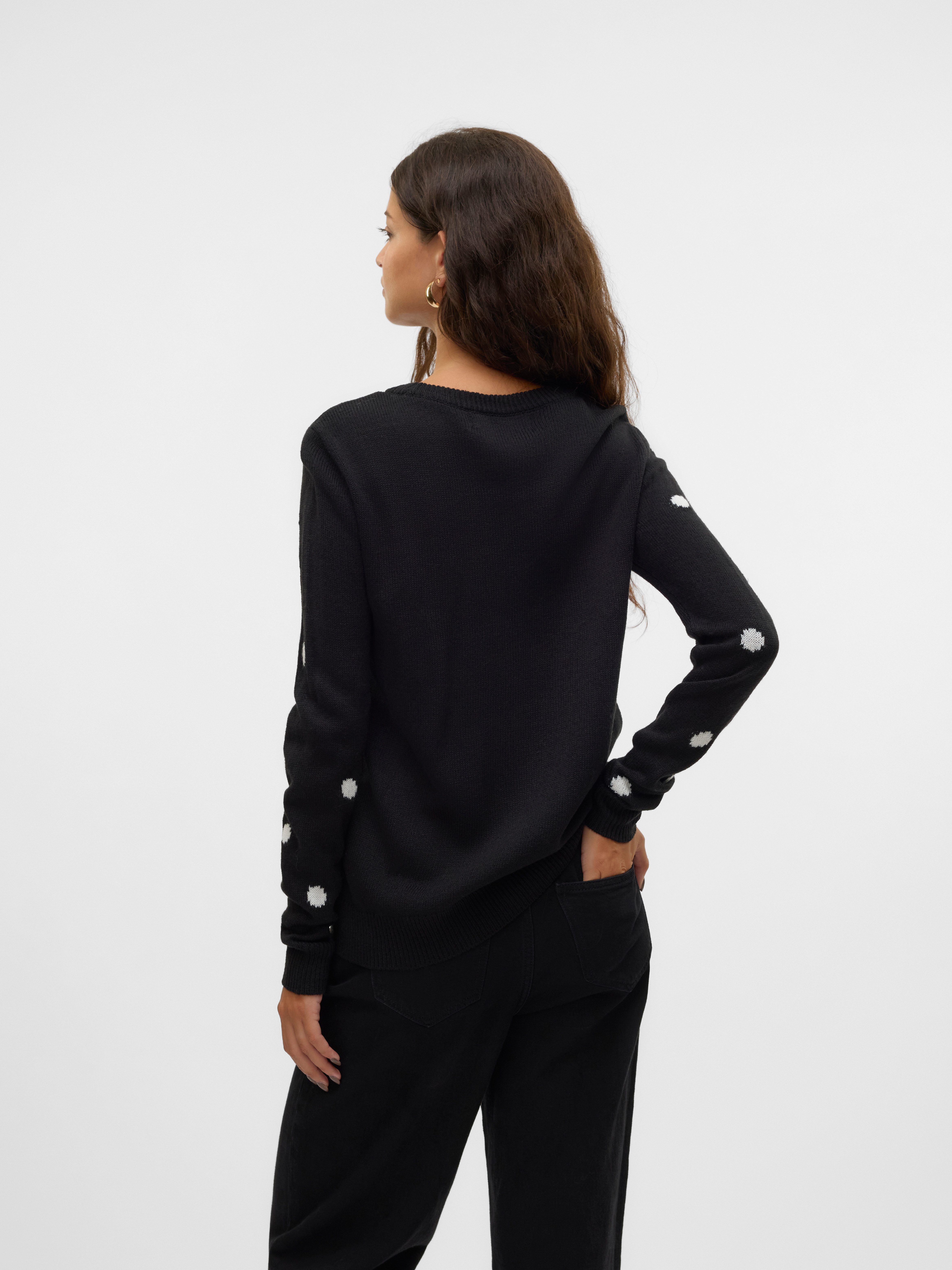 Vero Moda Kersttrui VMTINSEL LS O-NECK BLOUSE XMAS REP2