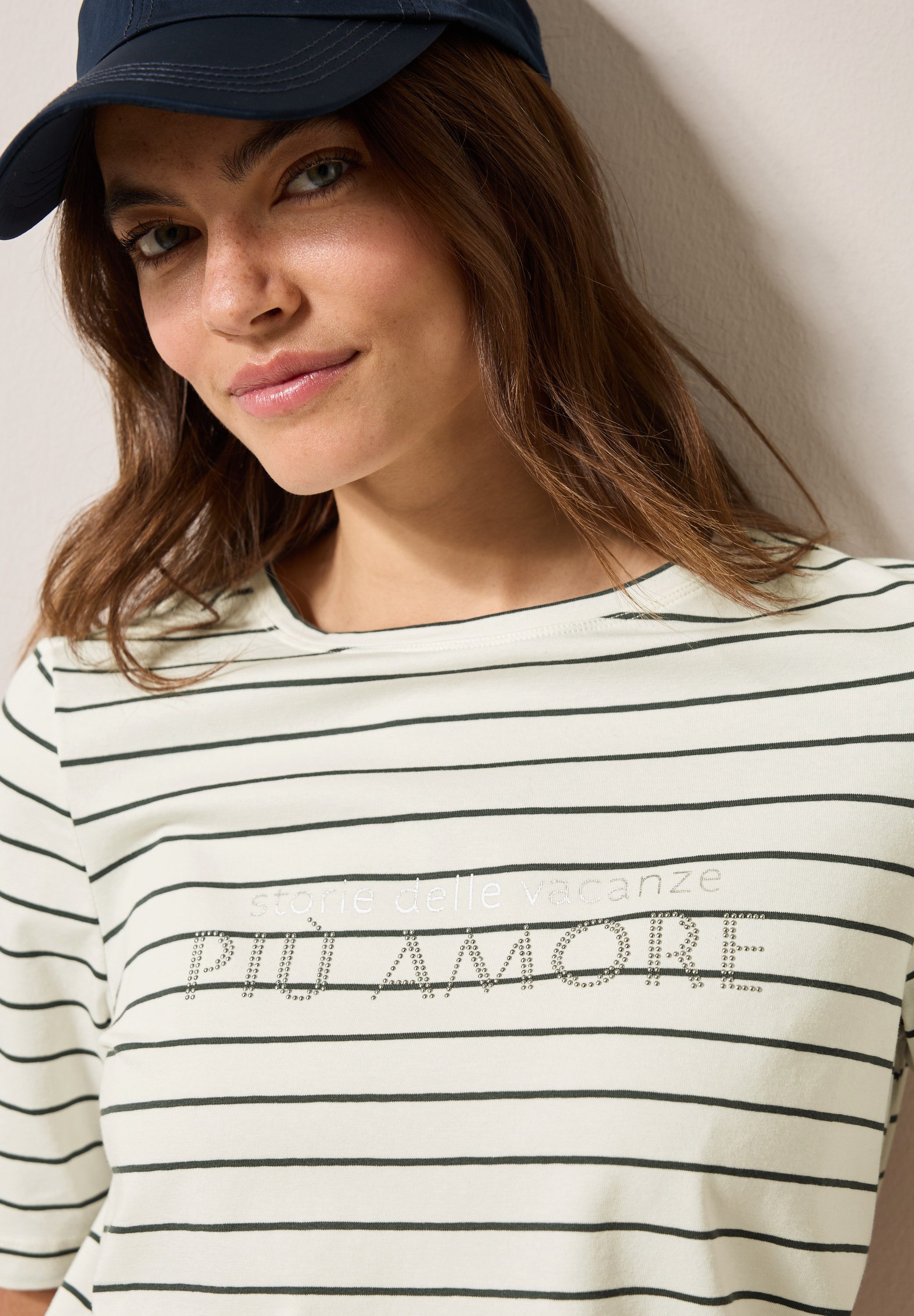 Cecil T-shirt met belettering