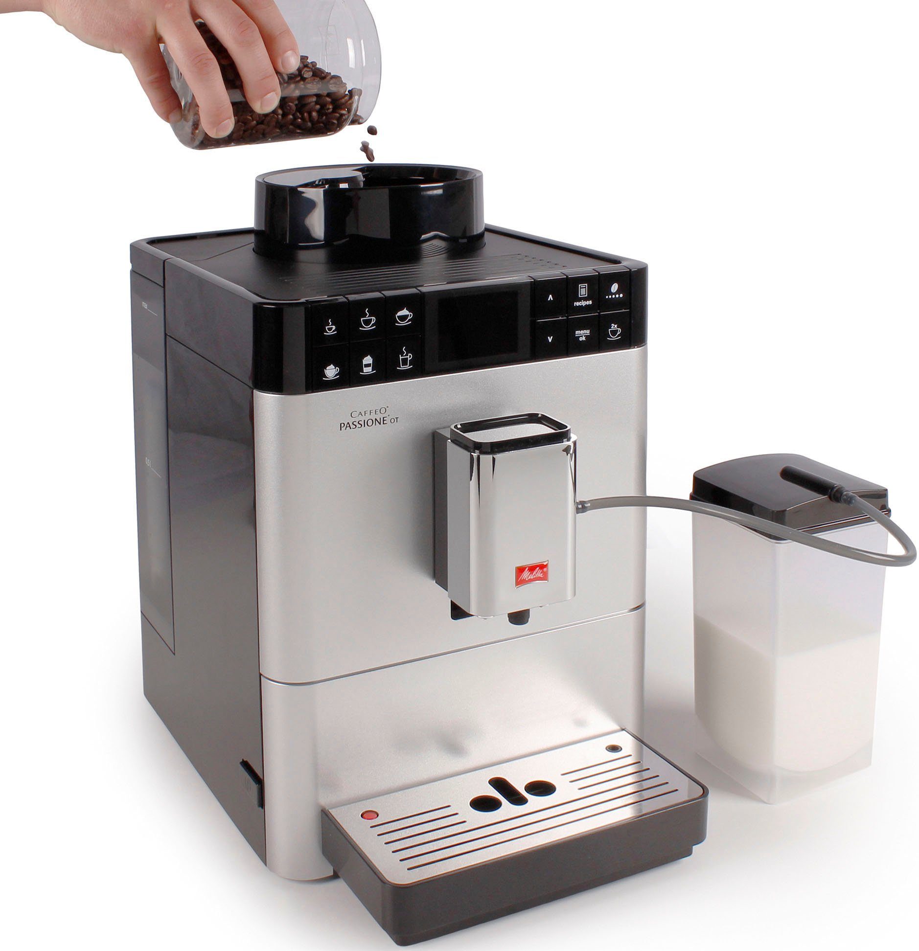 Melitta Volautomatisch koffiezetapparaat One F53/1-101, zilver, One-touch-functie , per kopje precies de juiste hoeveelheid versgemalen bonen nu online kopen | OTTO