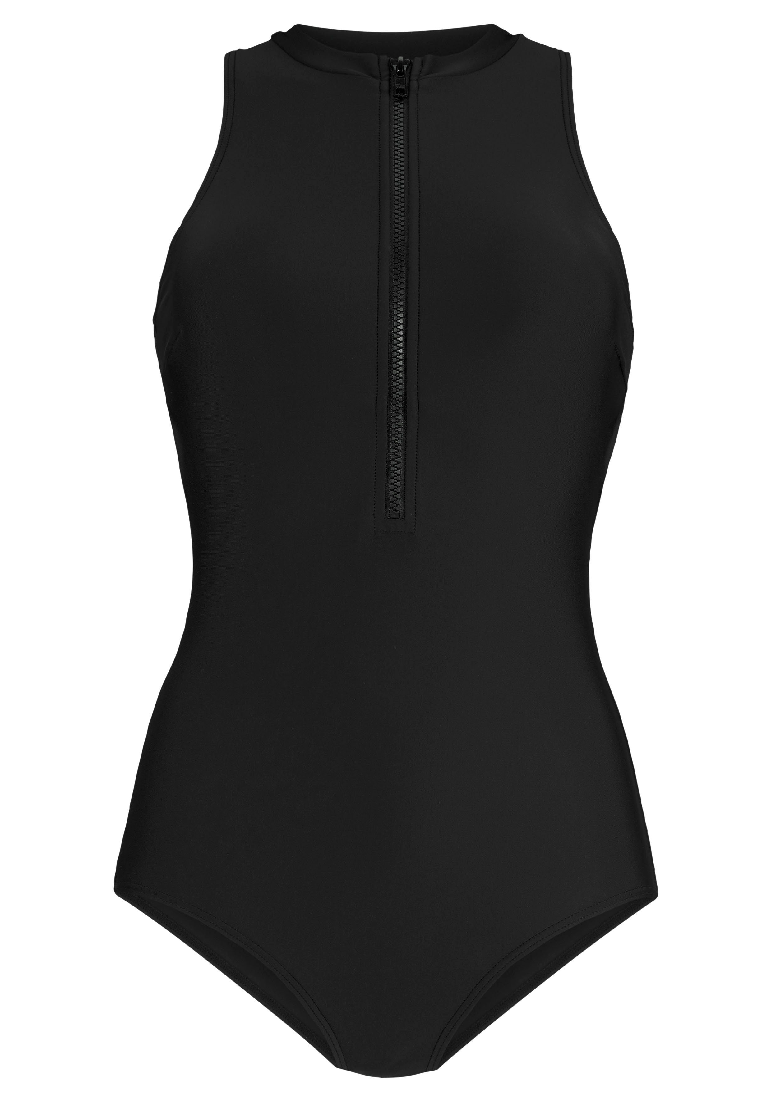 active by Lascana Badpak verwijderbare softcups, met onderbust elastiek aan de voorkant, racerback