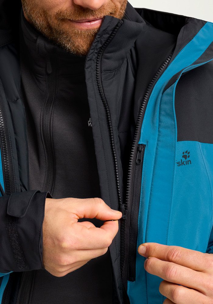 Jack Wolfskin Functioneel 3-in-1-jack WILD PLACES 3IN1 JKT M