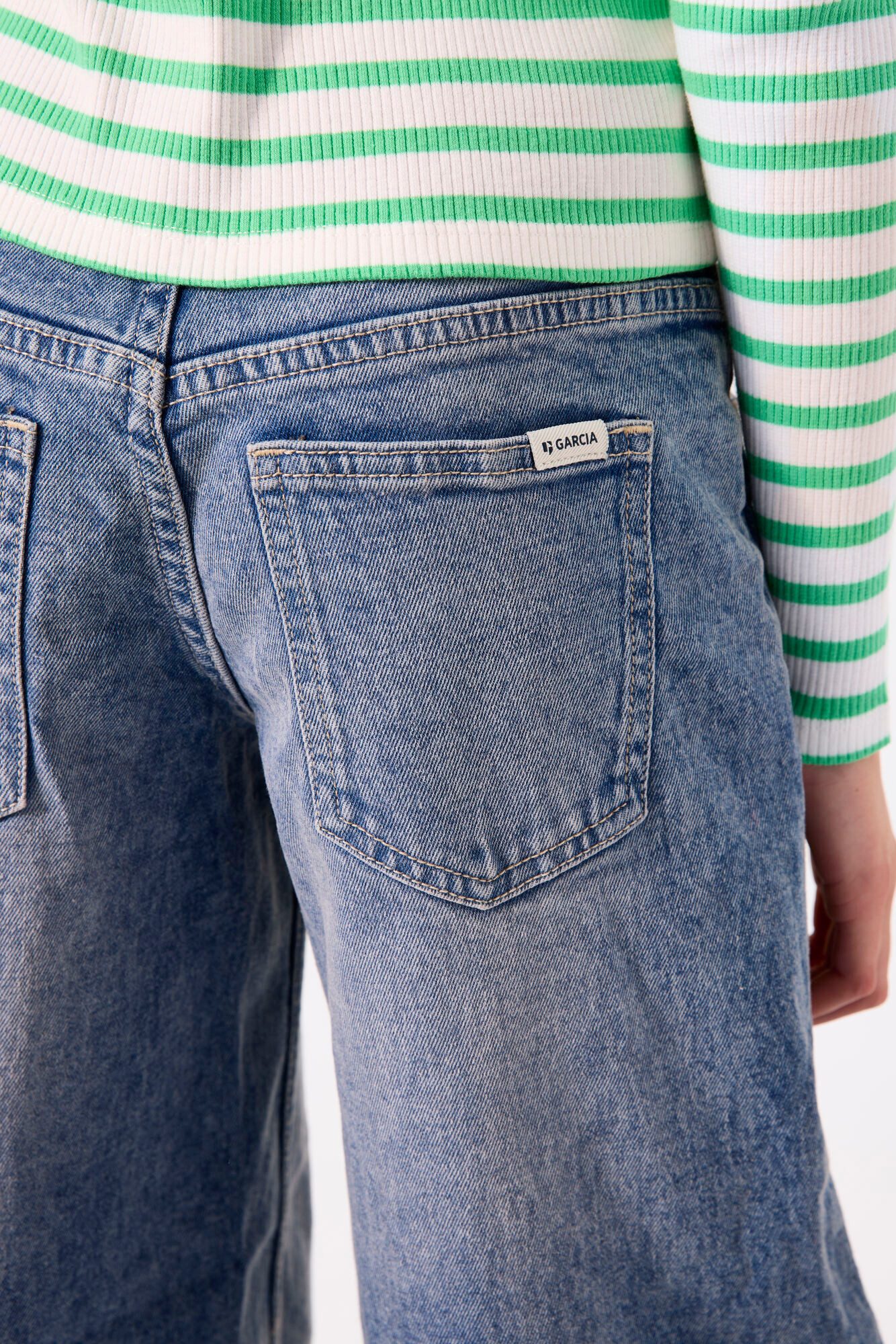 Garcia Wijde jeans in five-pocketsstijl