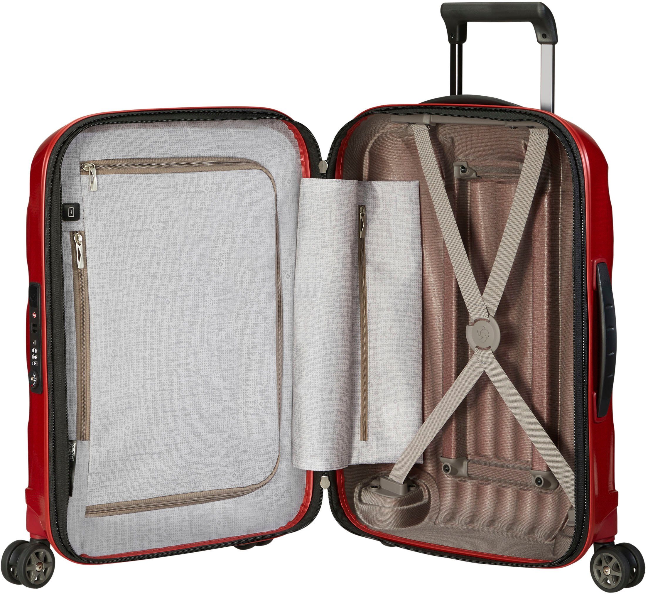 Samsonite Hardshell-trolley C-LITE 55 EXP verschillende kleuren