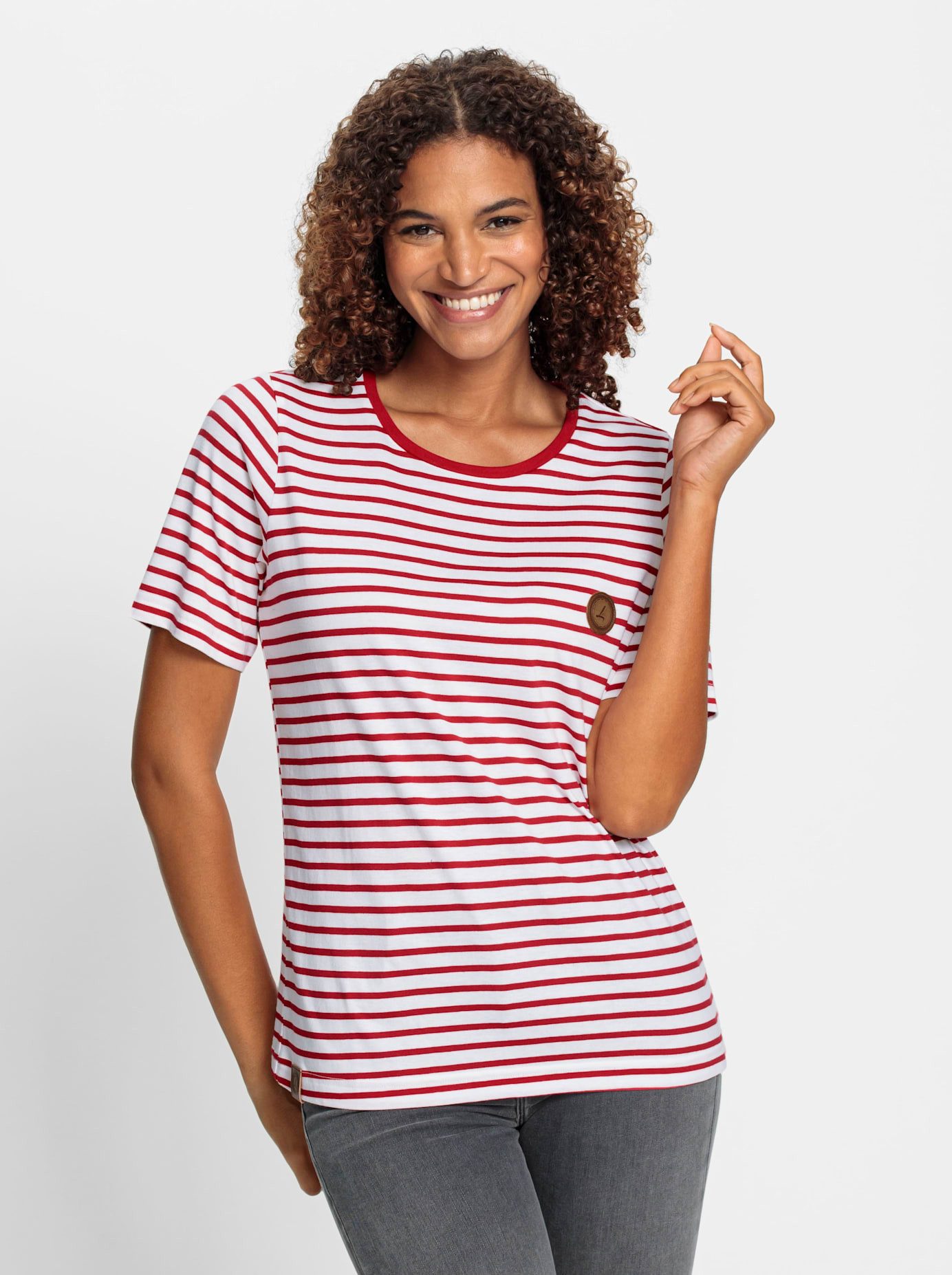 Casual Looks T-shirt Shirt (1-delig) dames t-shirts maat 40 rood