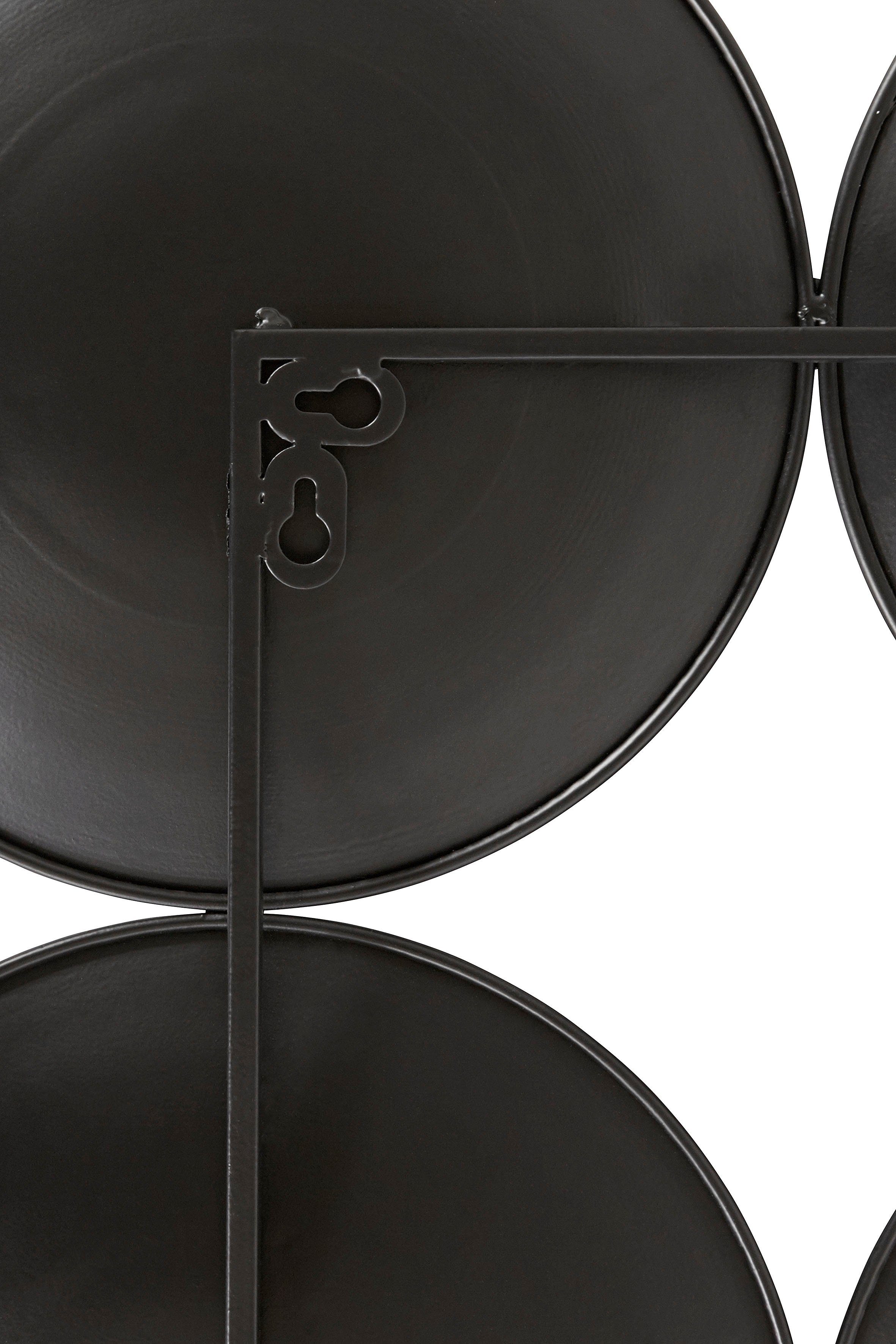 LeGer Home by Lena Gercke Sierobject voor aan de wand Rondjes Wanddecoratie, van metaal, bestaand uit 9 elementen, woonkamer