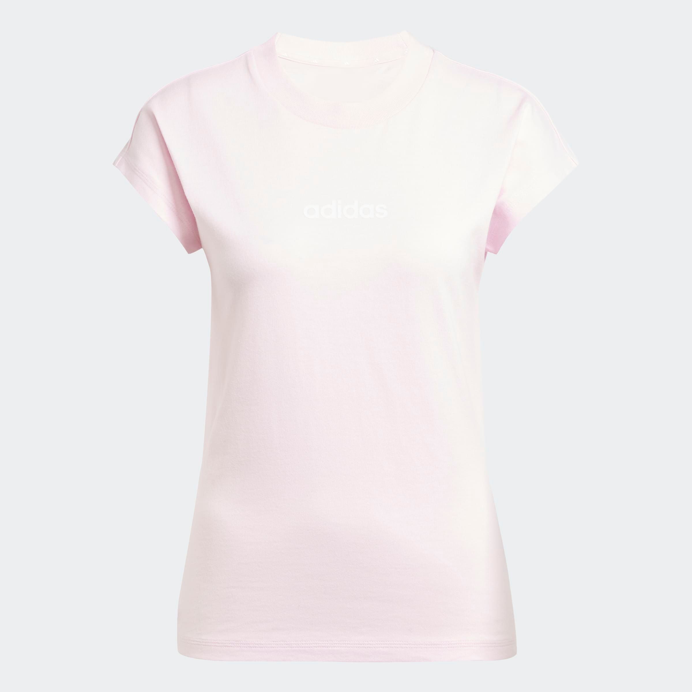 adidas Sportswear T-shirt W LIN SJ T Basic T-shirt van zacht materiaal