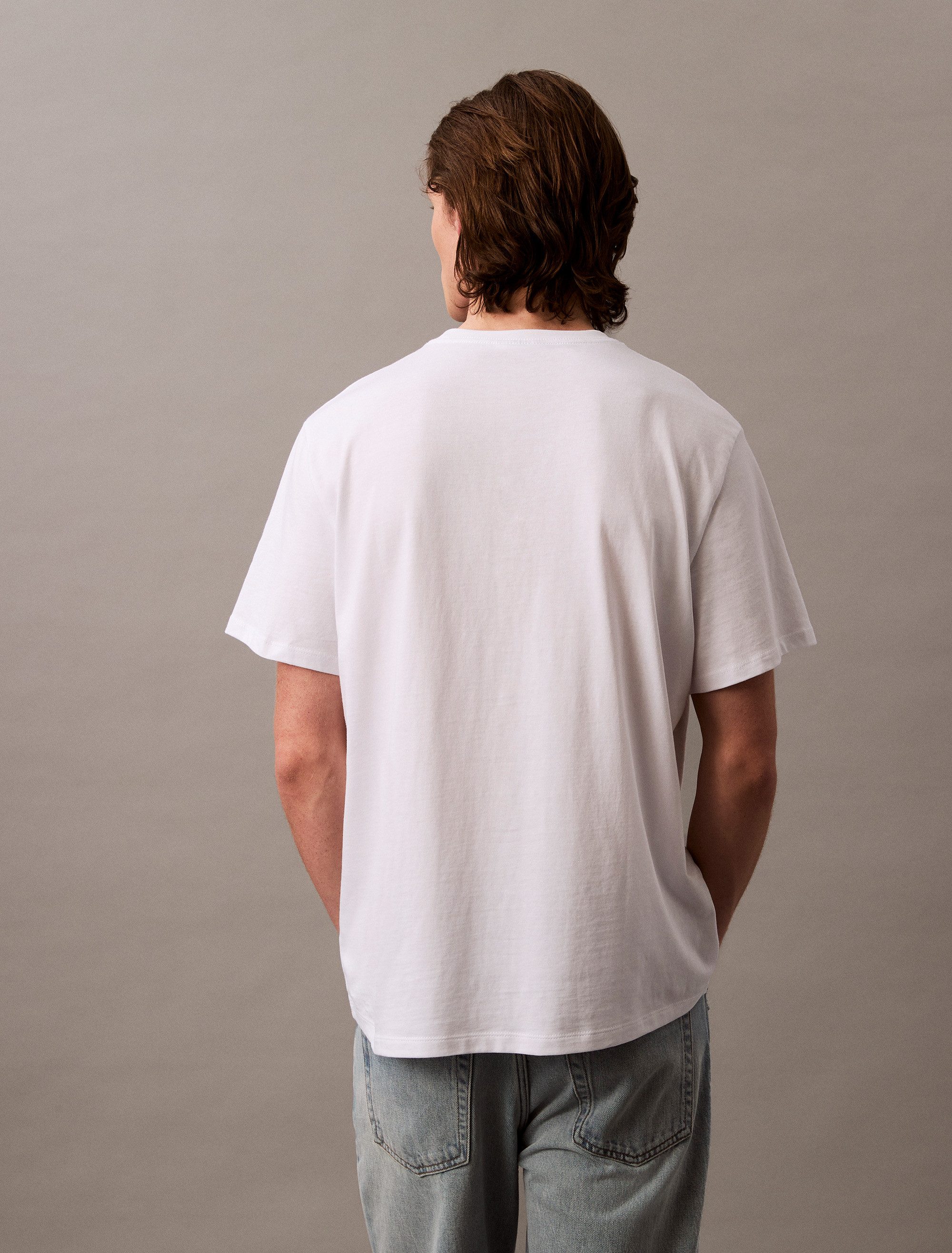 Calvin Klein T-shirt SS Hero Monologo Tee 20s Met ronde hals, regular fit