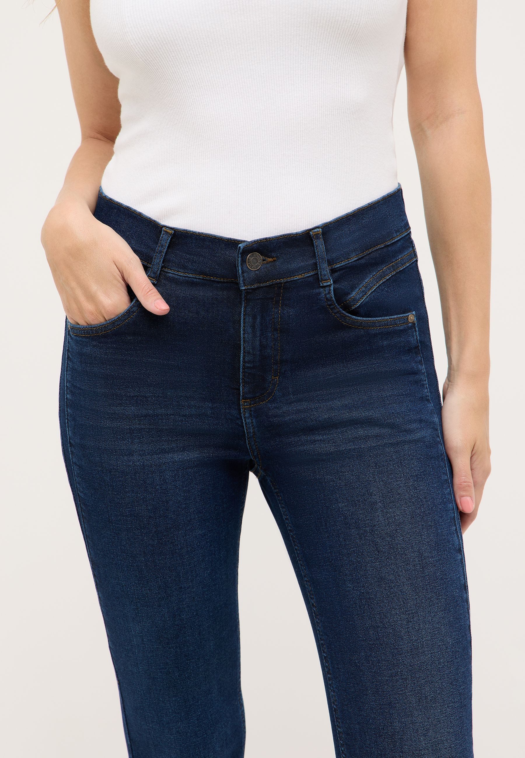 ANGELS 7/8 jeans Ornella in used-wassing